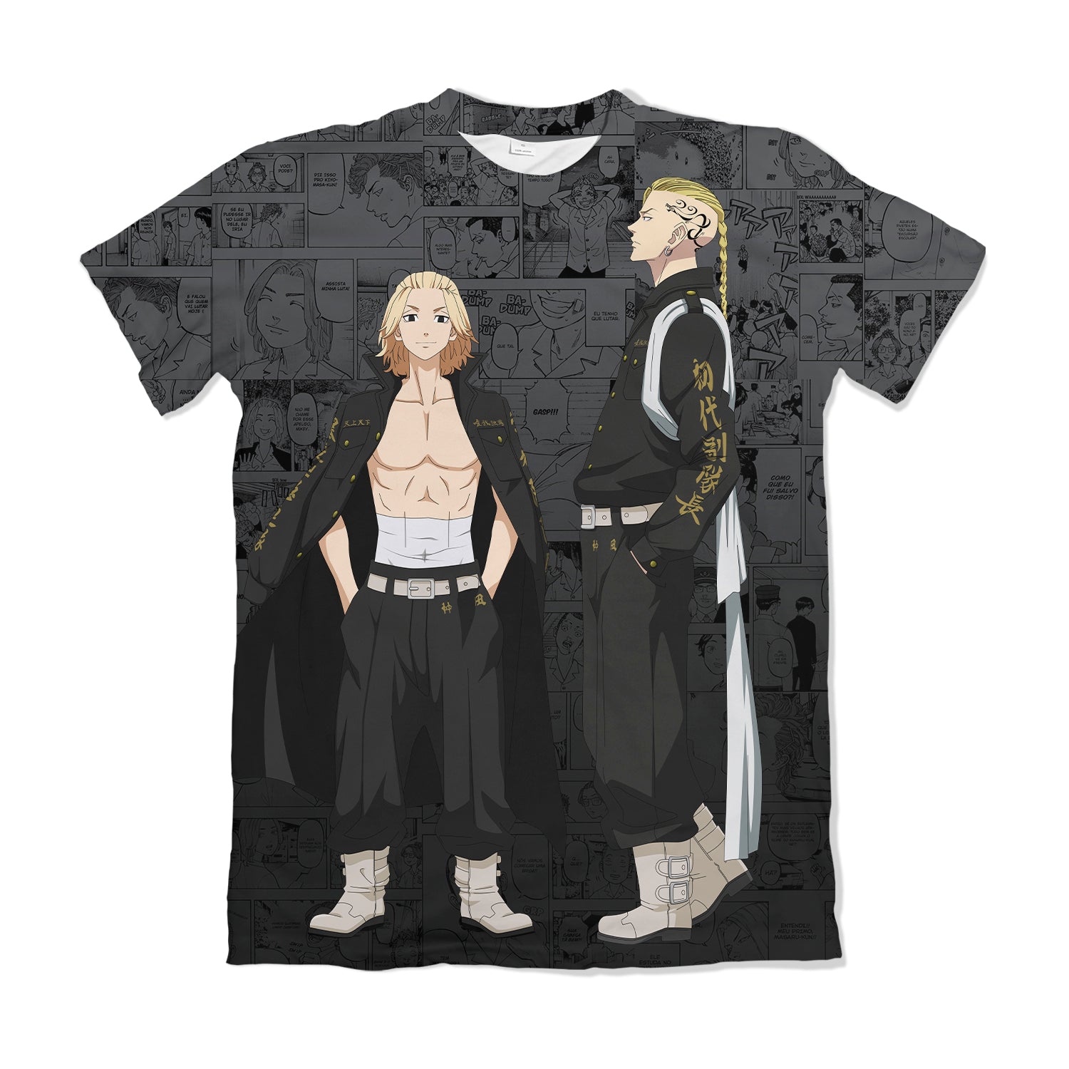Camiseta Tokyo Revengers Draken E Mikey – Dry-Fit Premium Unissex | Swit Store