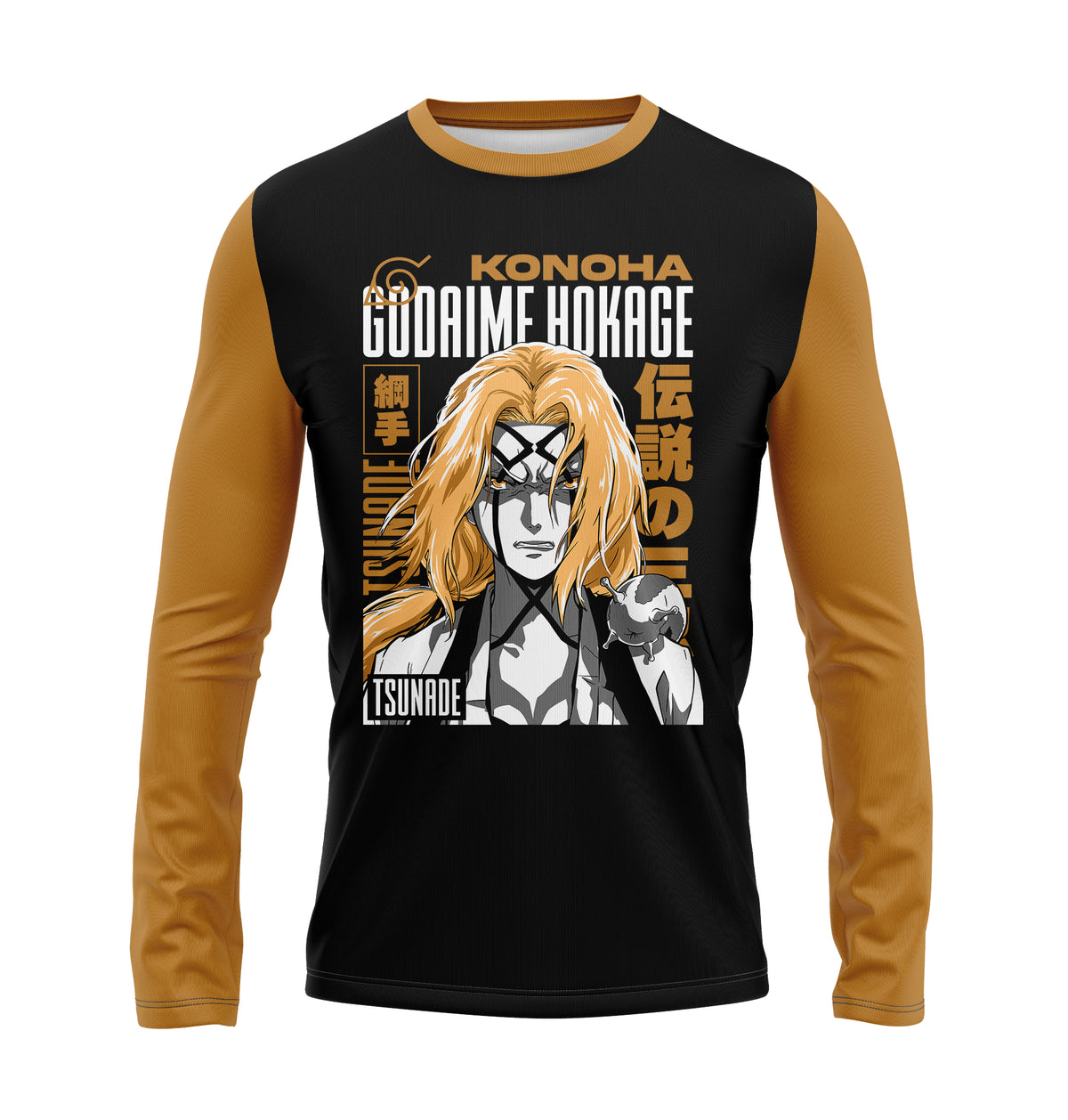 Camisa Manga Longa Naruto Tsunade Dry-Fit Premium Unissex