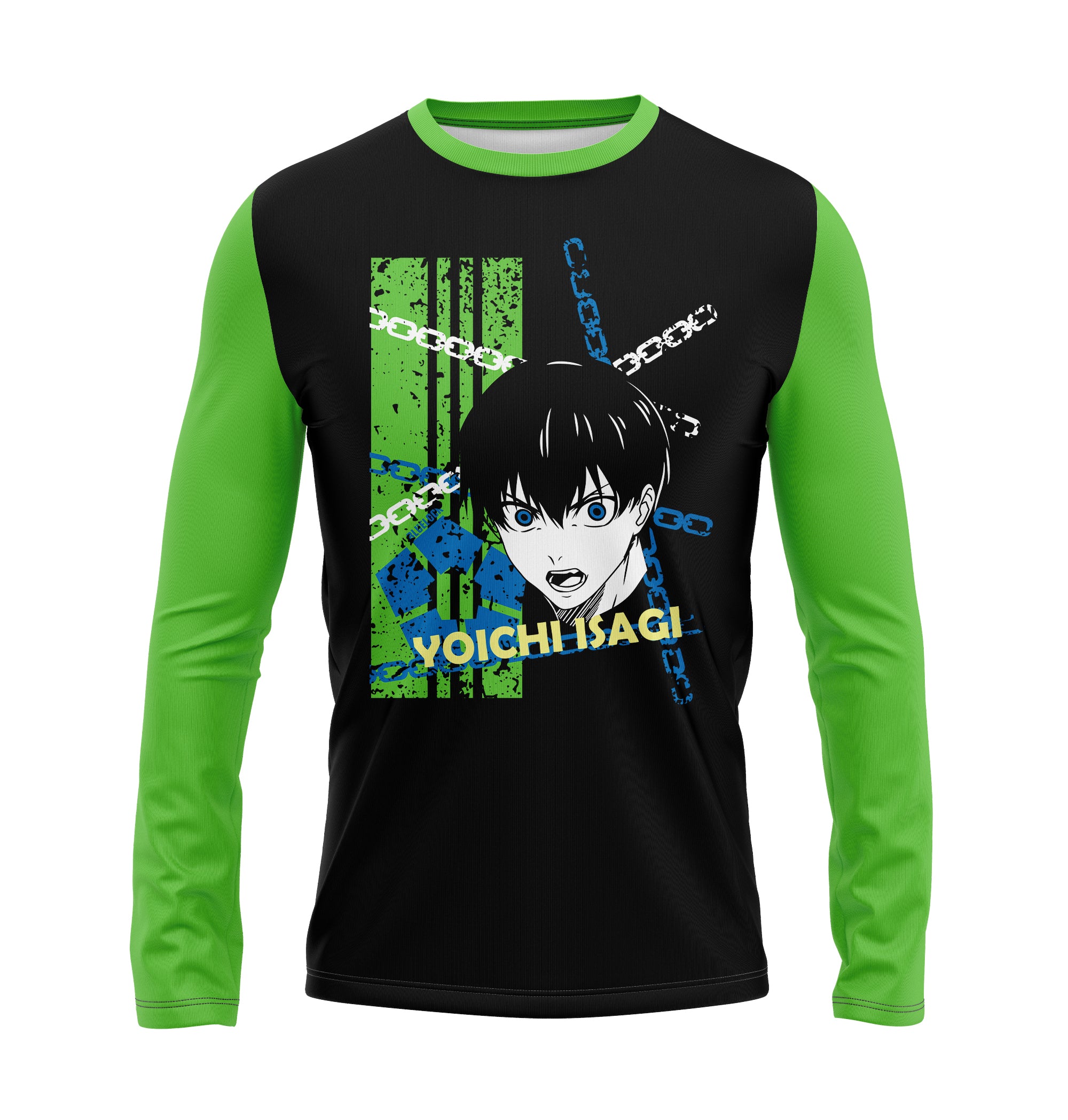 Camiseta Manga Longa Blue Lock Isagi – Dry-Fit Premium Unissex | Swit Store