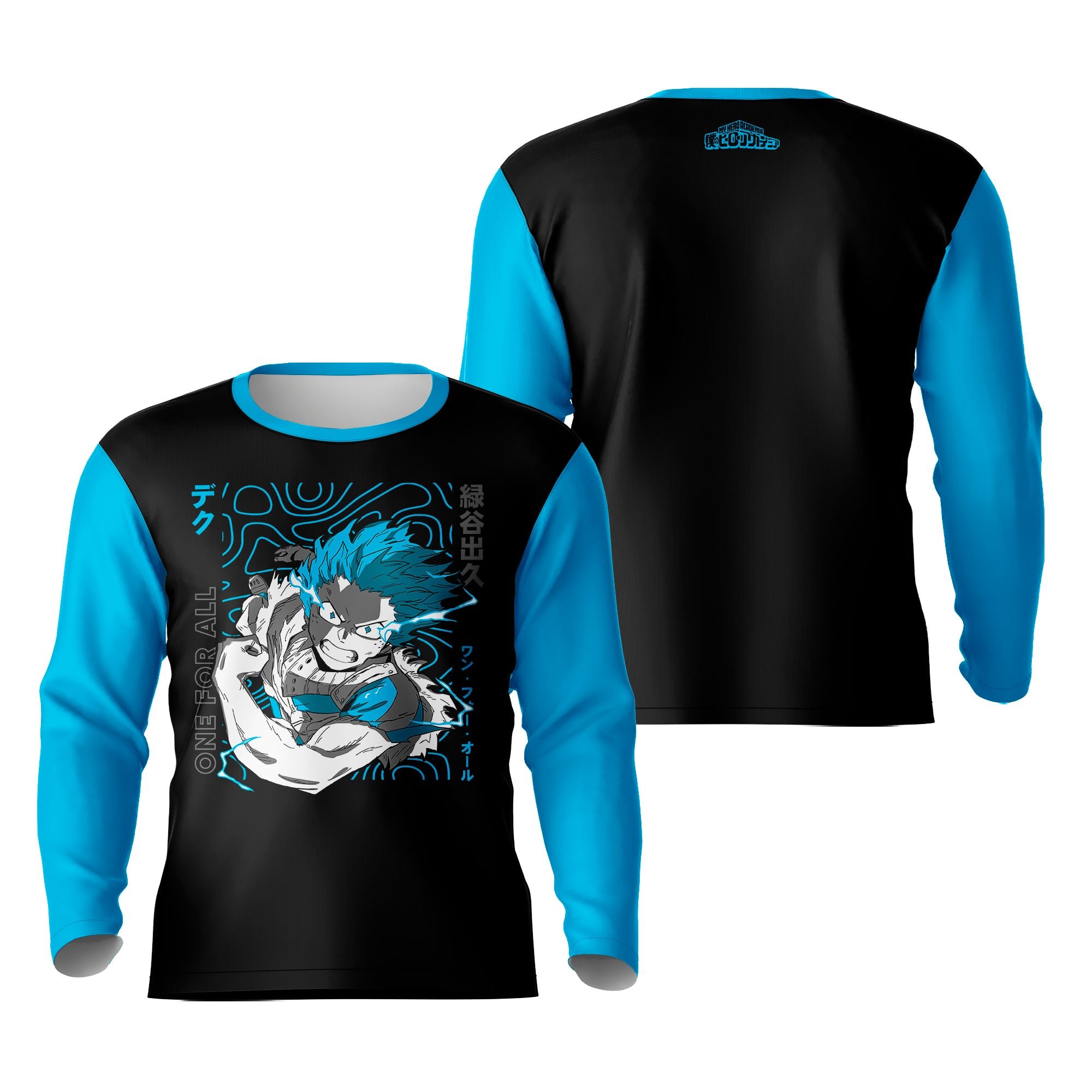 Camiseta Manga Longa Boku No Hero – Dry-Fit Premium Unissex | Swit Store