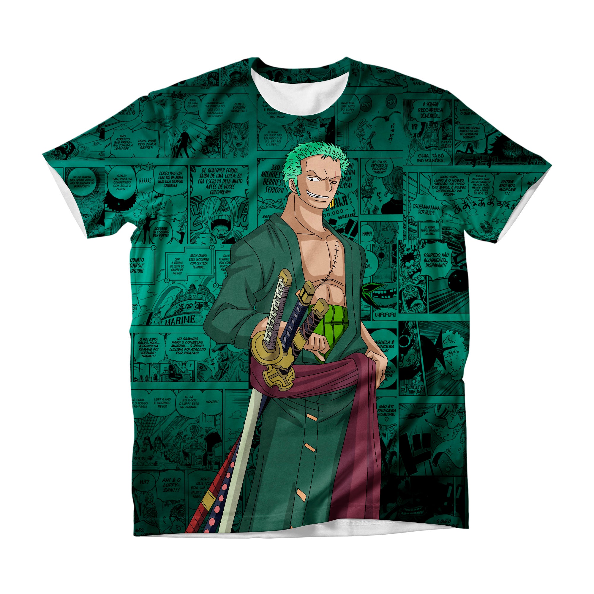 Camiseta One Piece Zoro – Dry-Fit Premium Unissex | Swit Store