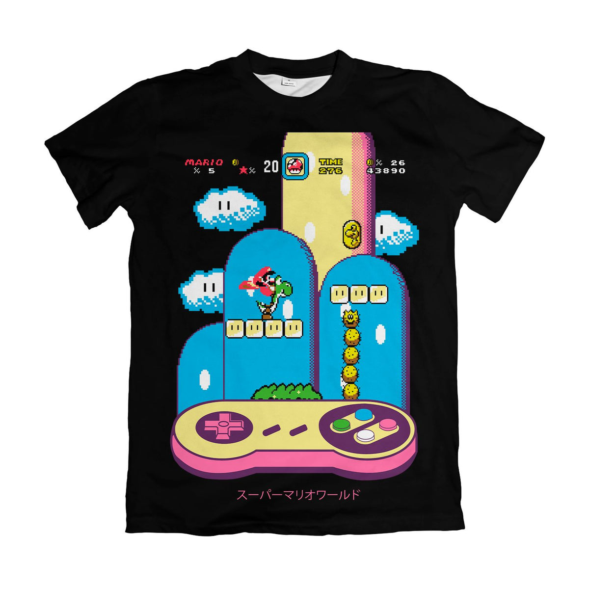Camiseta Super Mario Estampa 1 Dry-Fit Premium Unissex | Swit Store