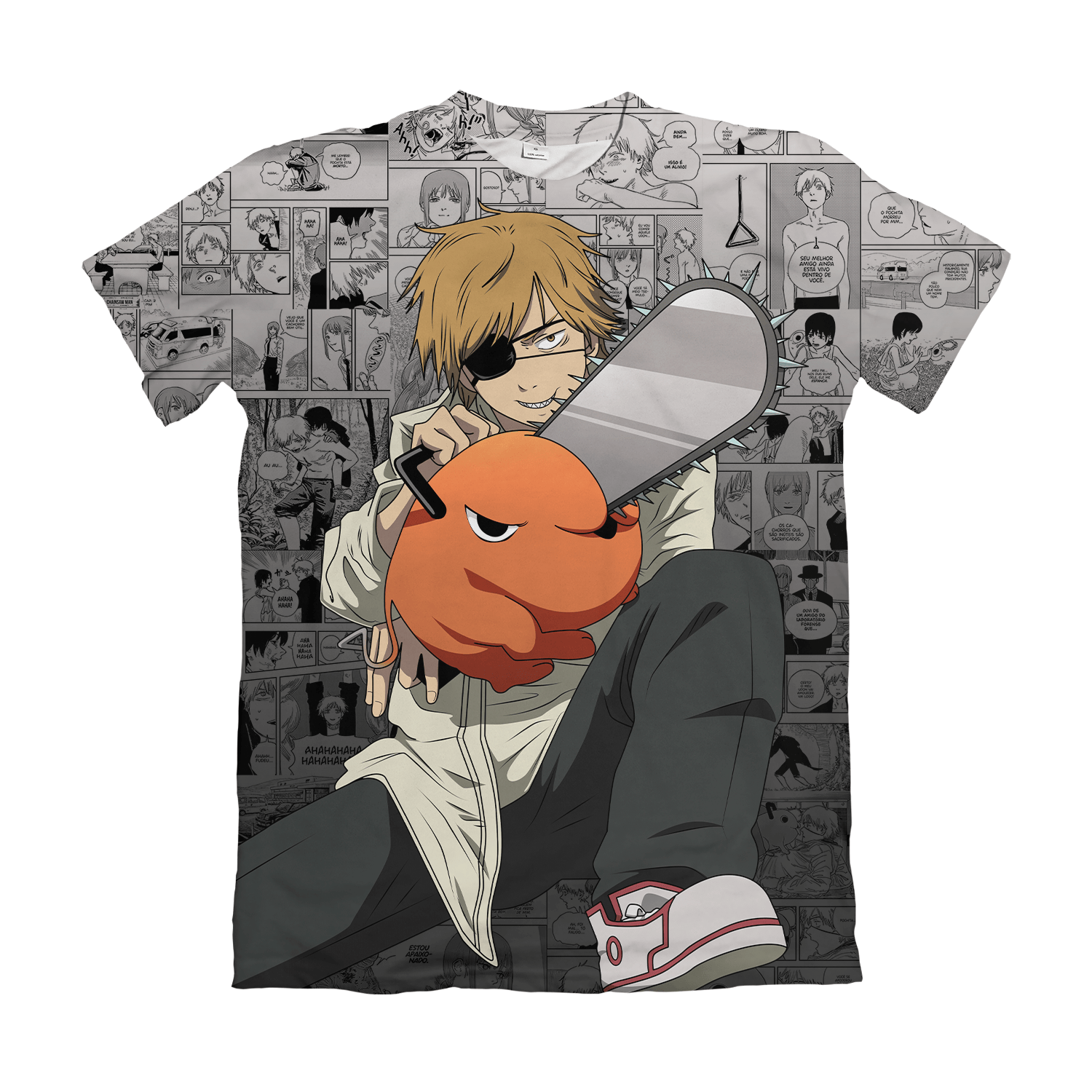 Camiseta Chainsaw Man Modelo – Dry-Fit Premium Unissex | Swit Store