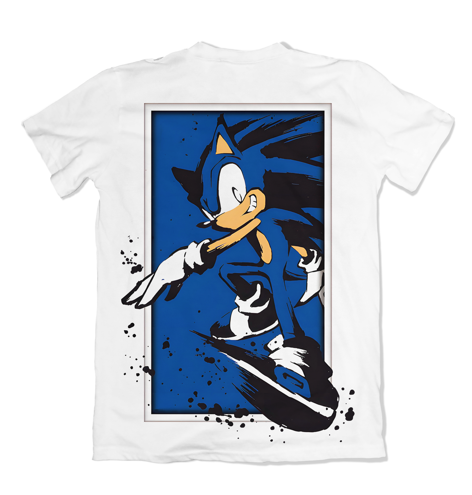 Camiseta Sonic Sonic Branco – Dry-Fit Premium Unissex | Swit Store