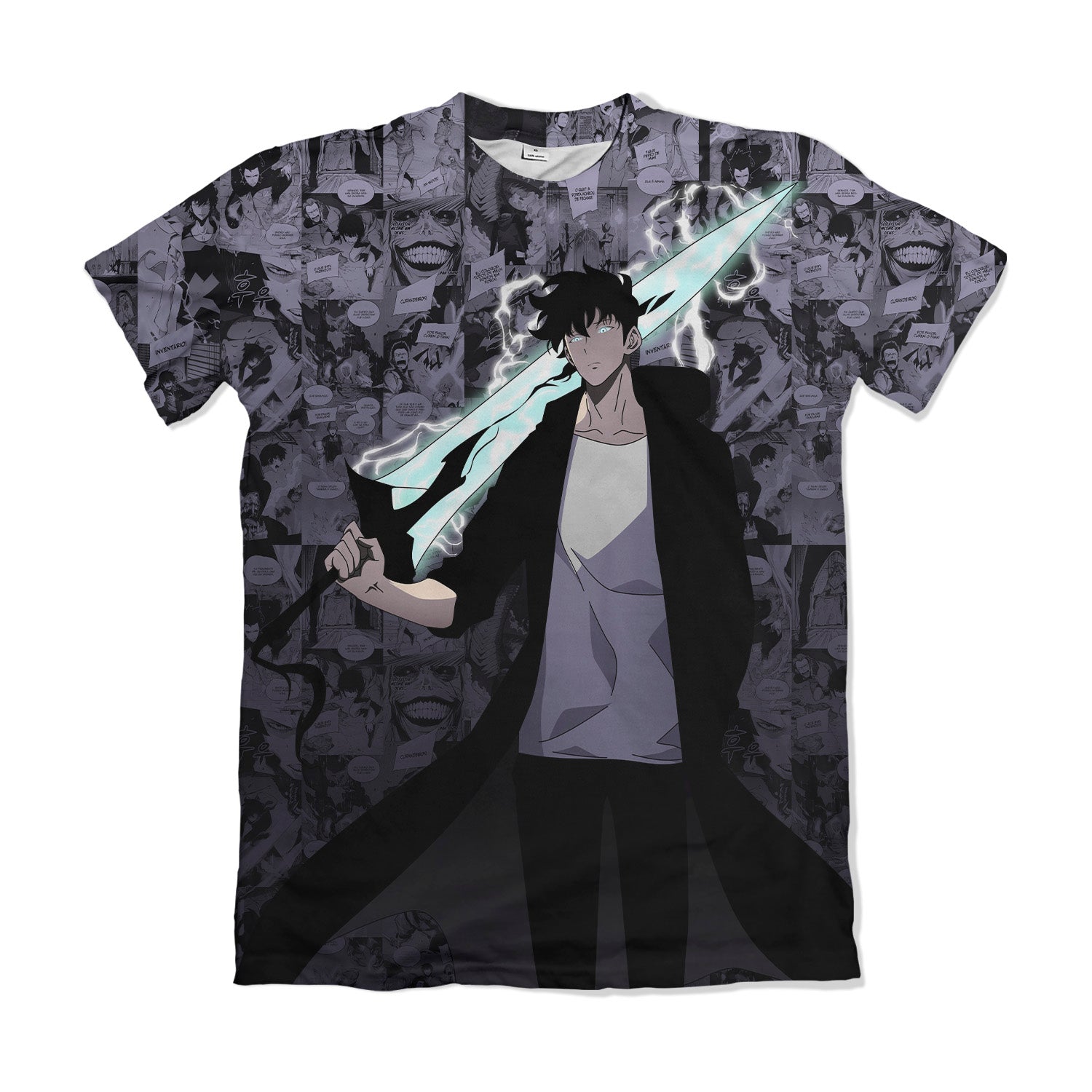 Camiseta Solo Leveling Sung Jinwoo Exclusiva – Dry-Fit Premium Unissex | Swit Store