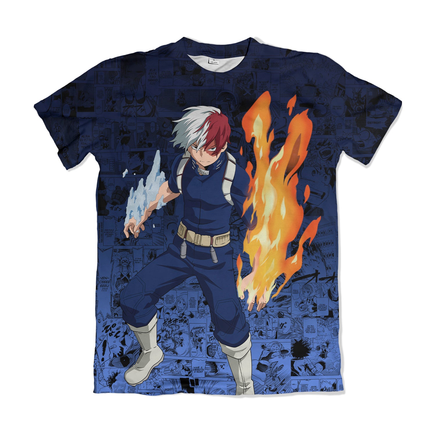 Camisa Boku no Hero - Todoroki Mangá 4