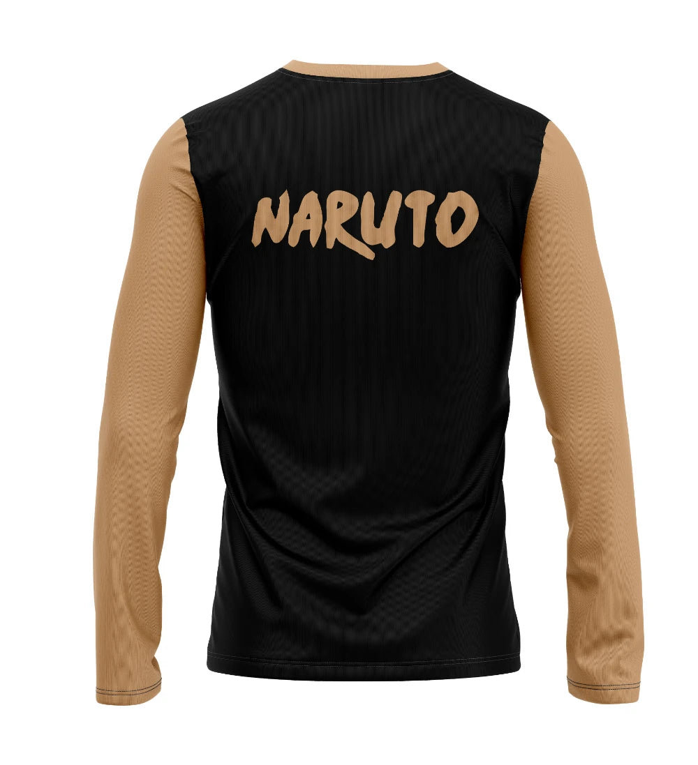 Camisa Manga Longa Naruto Hiruzen Dry-Fit Premium Unissex