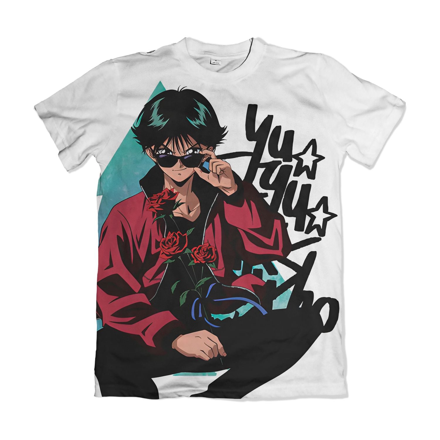 Camiseta Yu Yu Hakusho Yusuke Pose Branca – Dry-Fit Premium Unissex | Swit Store