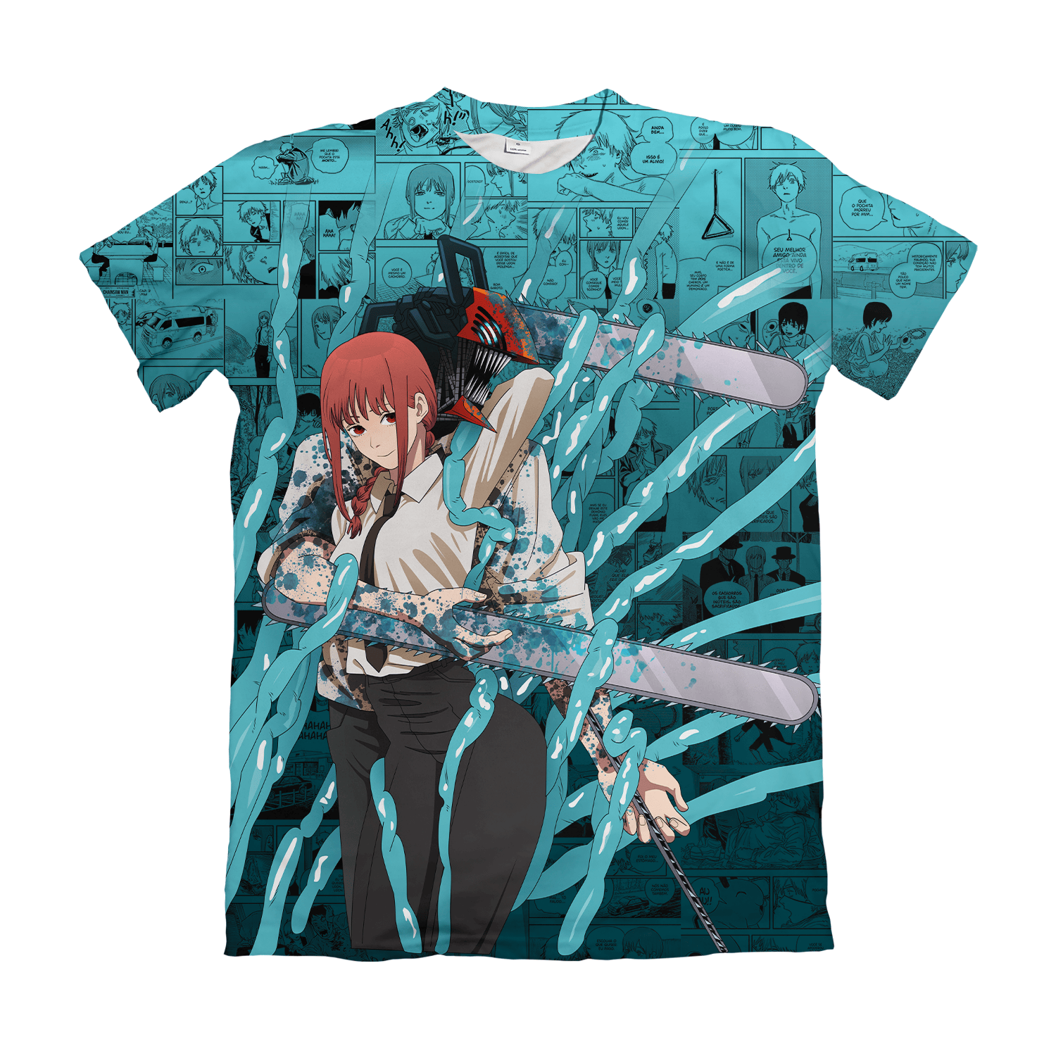 Camiseta Chainsaw Man Modelo – Dry-Fit Premium Unissex | Swit Store