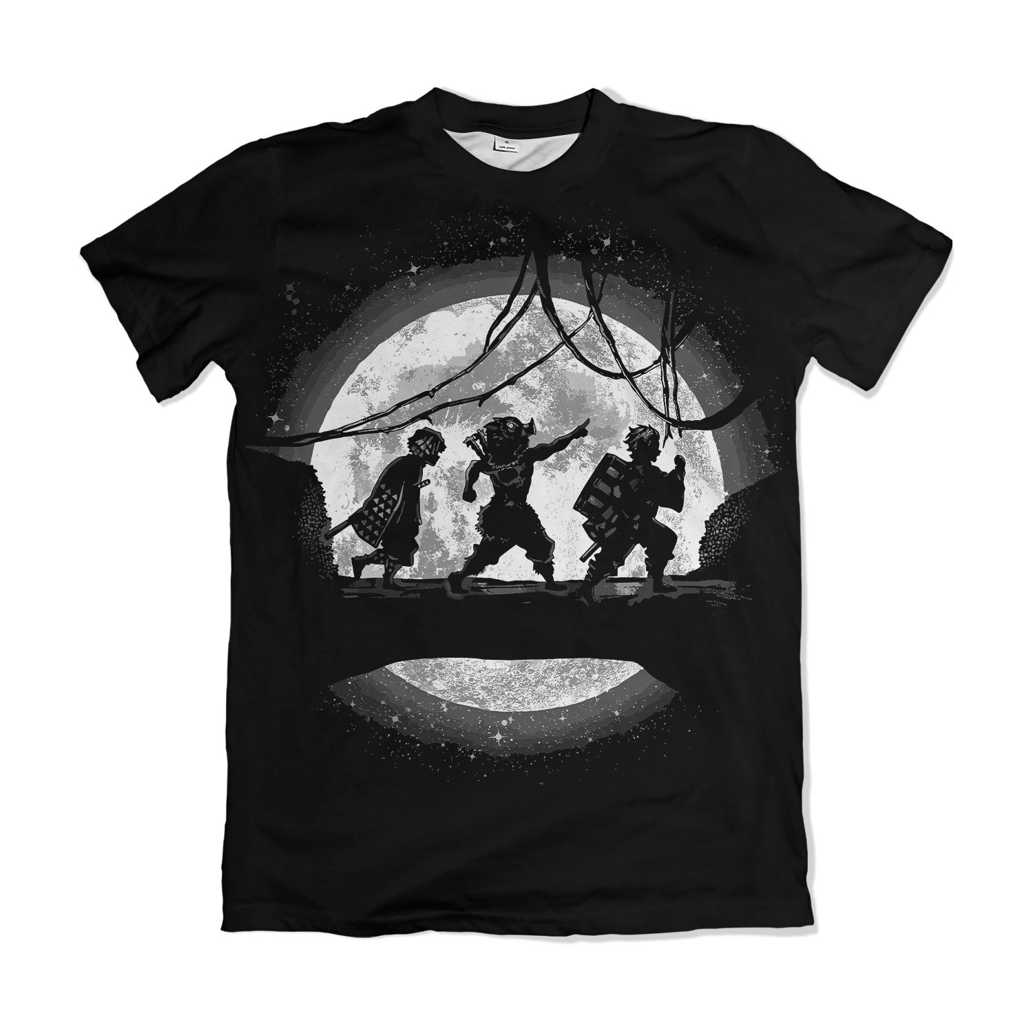 Camiseta Kimetsu no Yaiba Filme – Tanjiro & Zenitsu & Inosuke | Dry Fit Premium Unissex