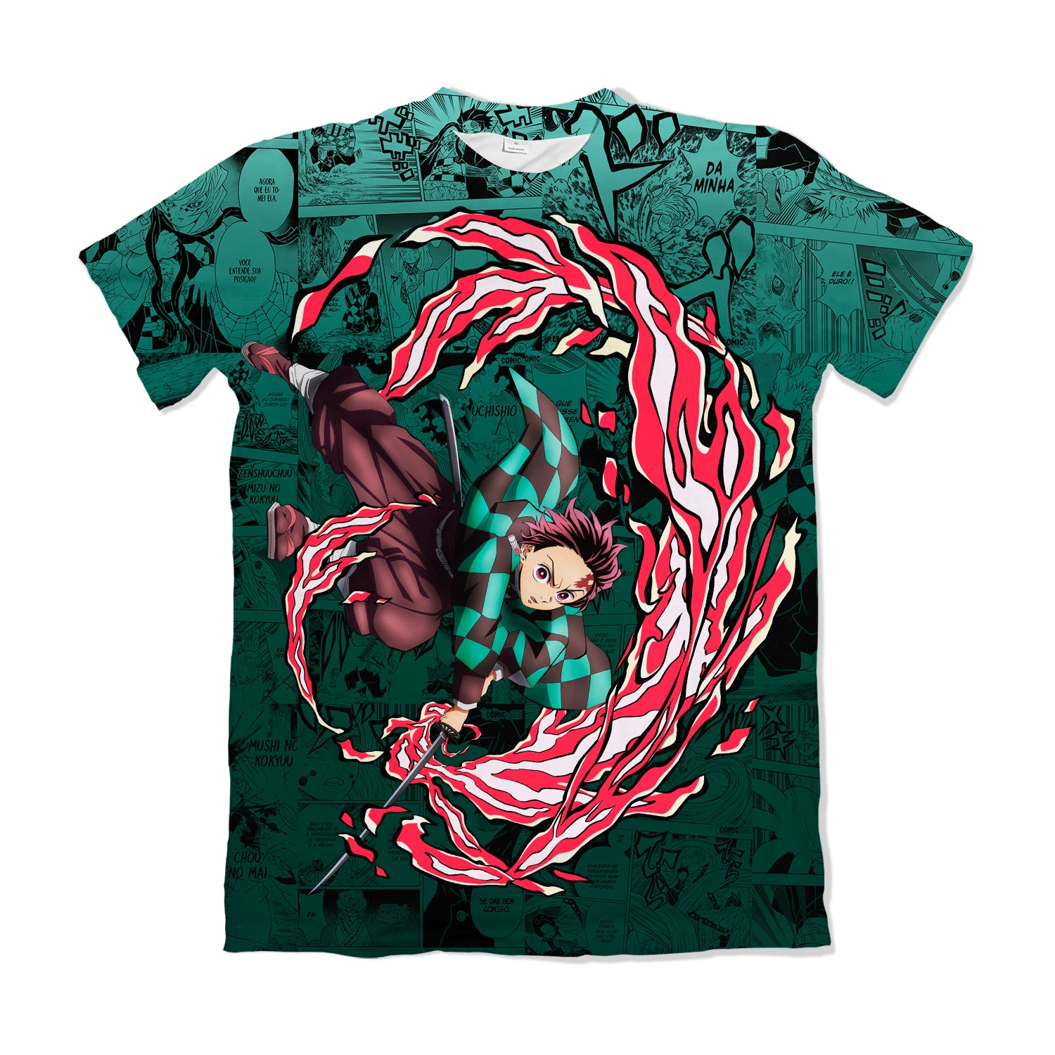 Camiseta Kimetsu No Yaiba Tanjiro – Dry-Fit Premium Unissex | Swit Store