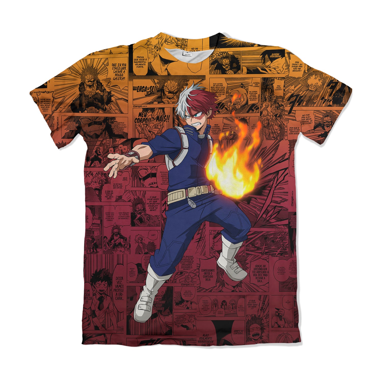 Camisa Boku no Hero - Todoroki Mangá 1