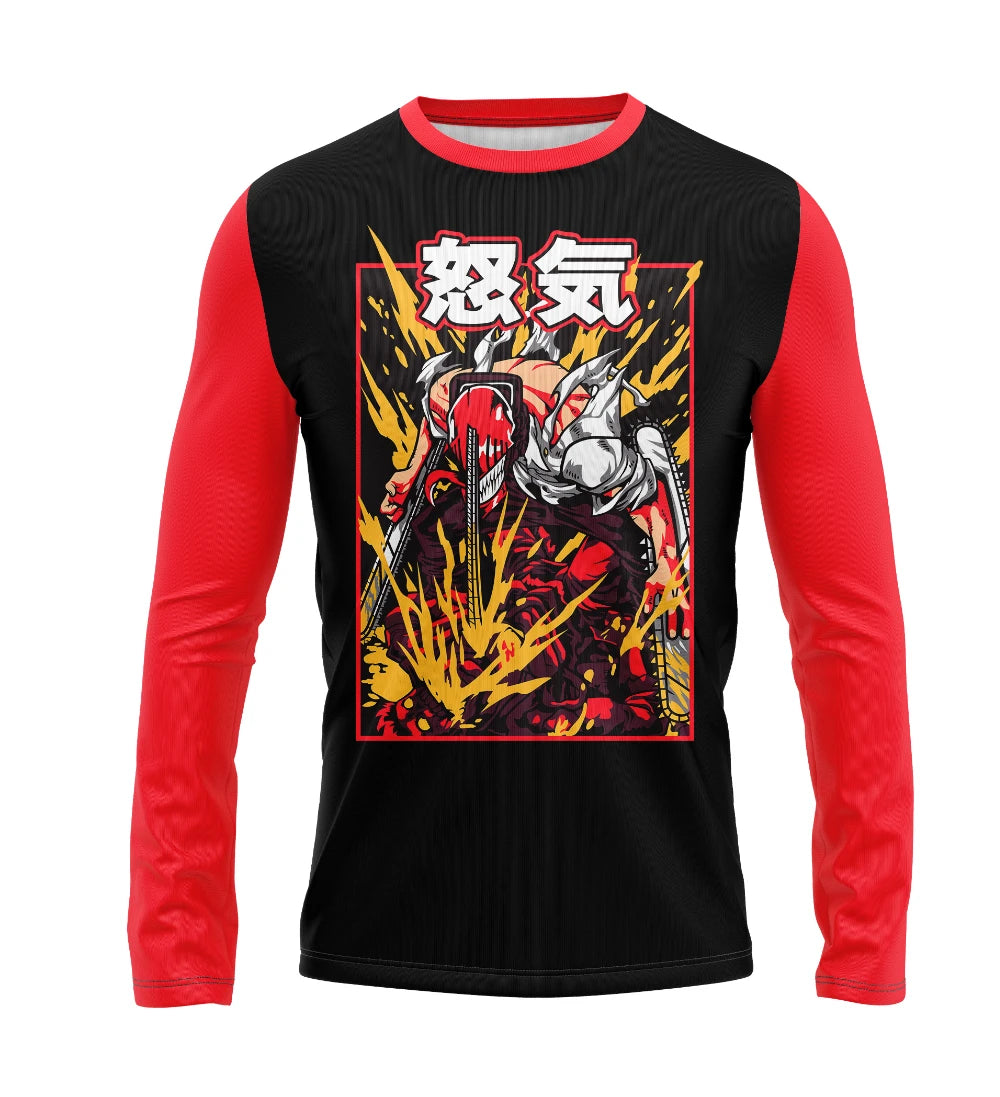 Camisa Manga Longa - Chainsaw Man - Denji 3