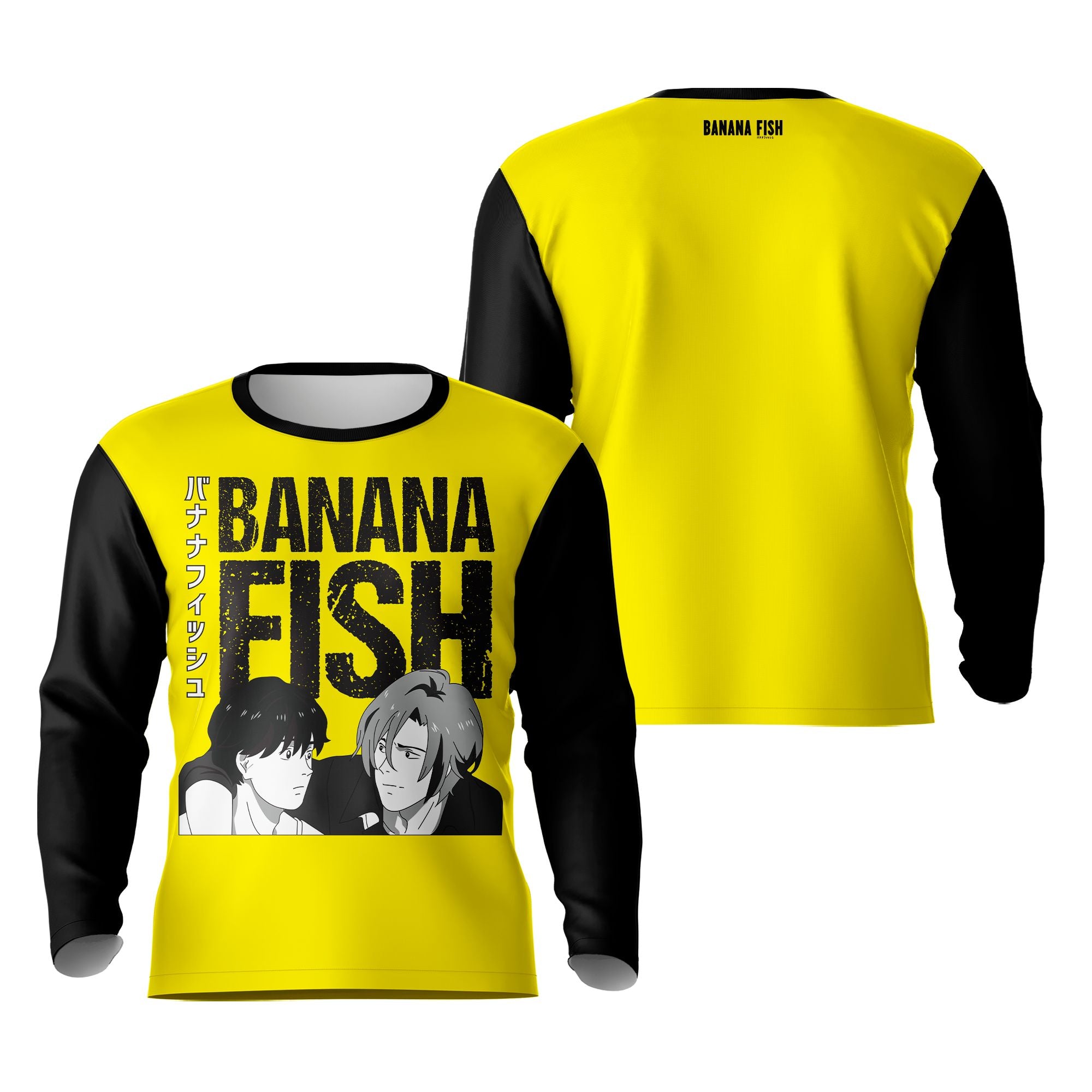 Camiseta Manga Longa Banana Fish – Dry-Fit Premium Unissex | Swit Store