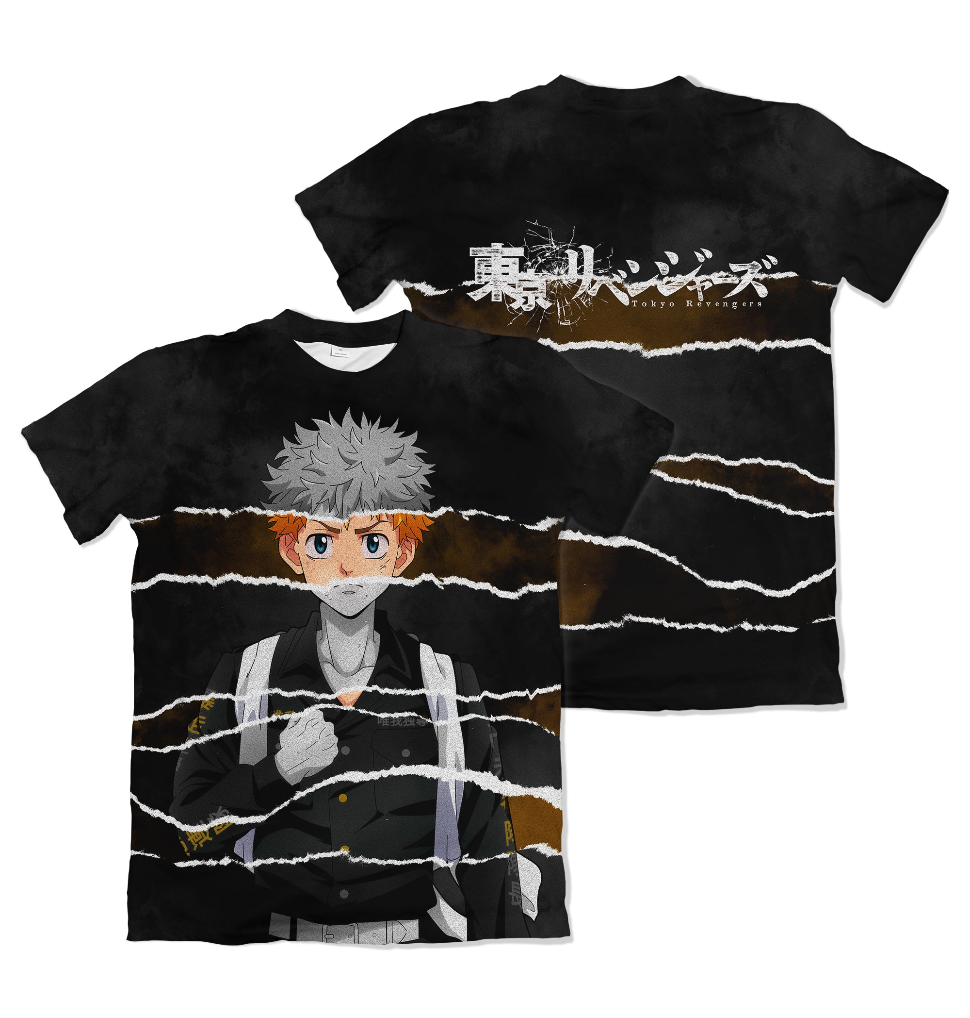 Camiseta Tokyo Revengers Takemichi Efeito Rasgado – Dry-Fit Premium Unissex | Swit Store