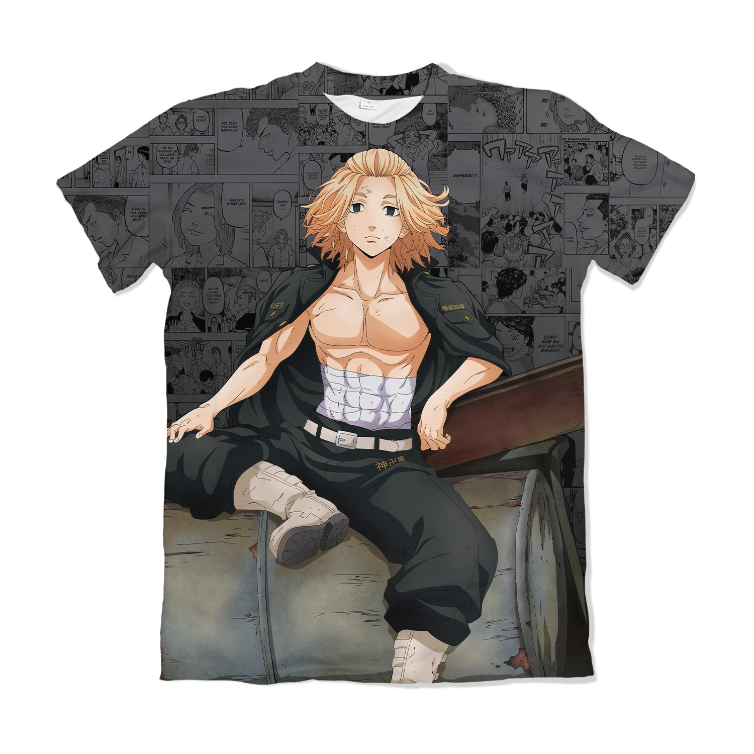 Camiseta Tokyo Revengers Manjiro Sano Mikey – Dry-Fit Premium Unissex | Swit Store