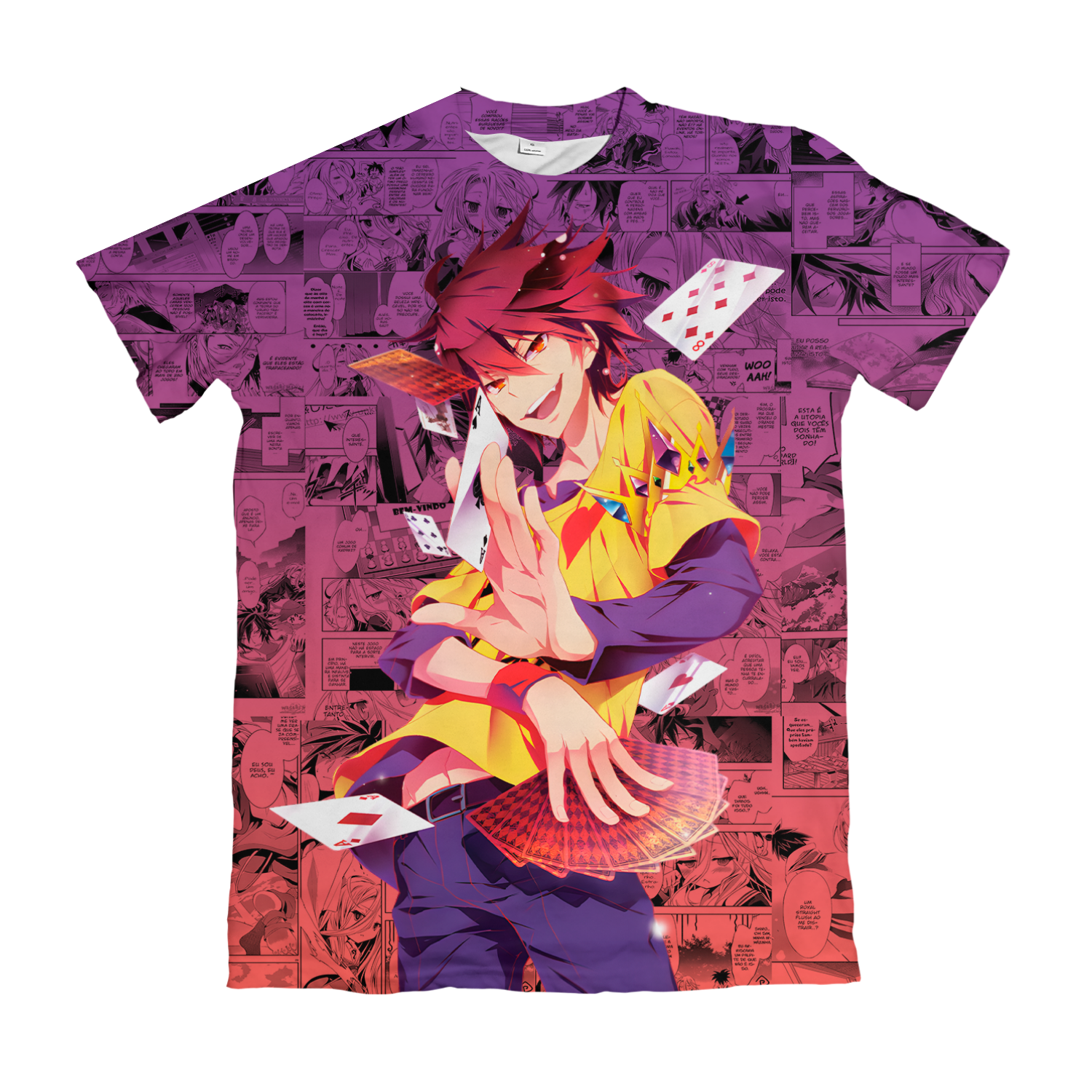 Camiseta No Game No Life Sora – Dry-Fit Premium Unissex | Swit Store