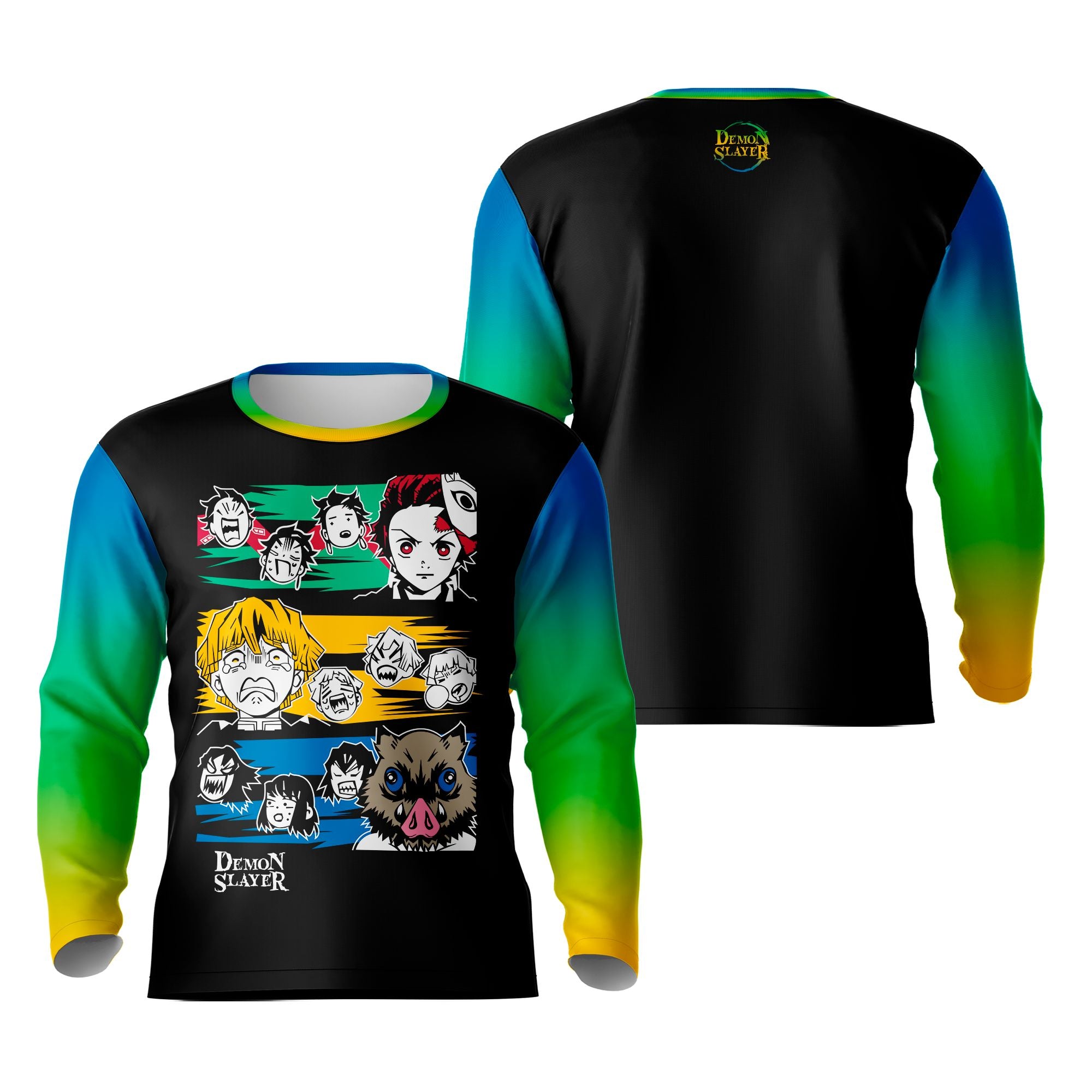 Camiseta Manga Longa Demon Slayer – Dry-Fit Premium Unissex | Swit Store