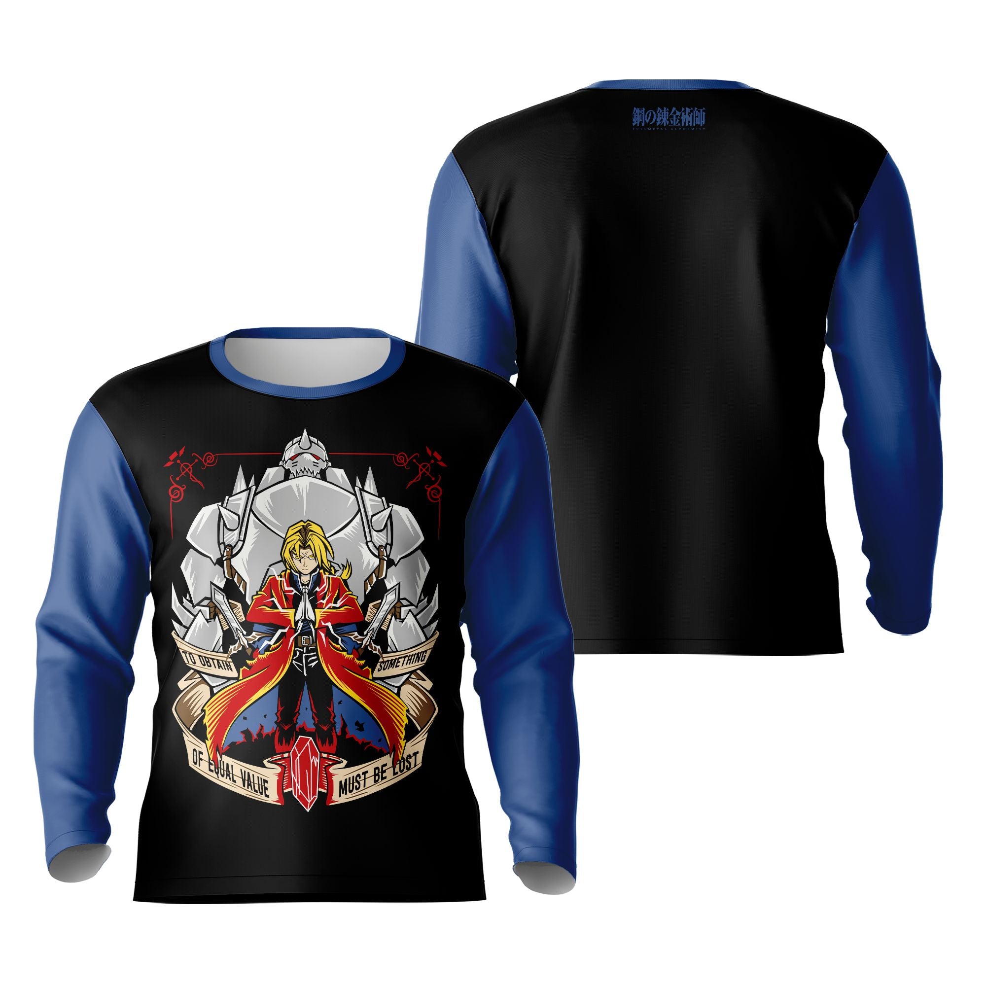 Camiseta Manga Longa Fullmetal Alchemist – Dry-Fit Premium Unissex | Swit Store