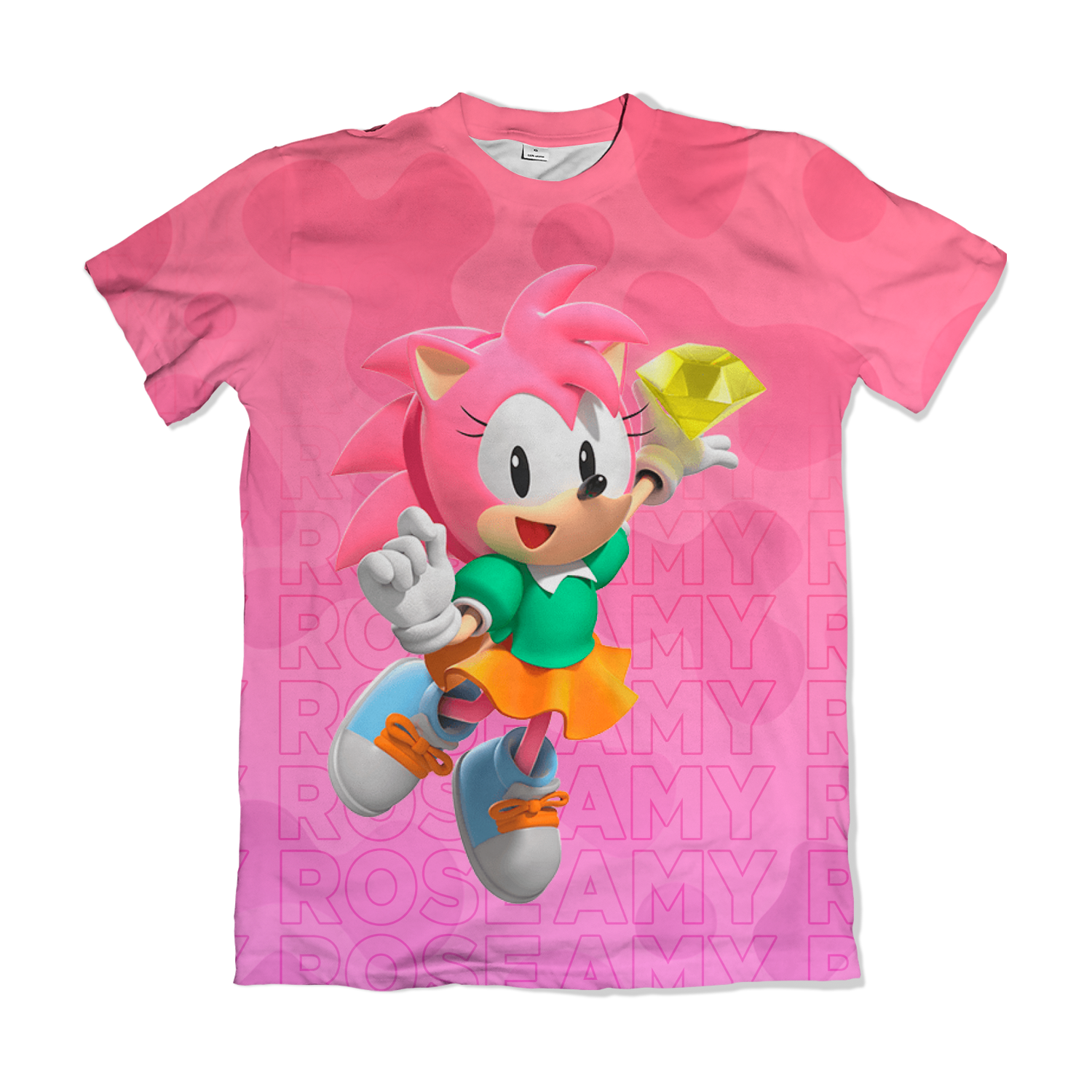 Camiseta Sonic Amy Rose – Dry-Fit Premium Unissex | Swit Store