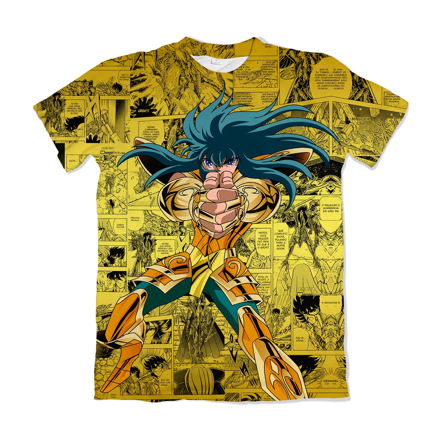 Camiseta Cavaleiros Do Zodiaco Exclusiva Aquario – Dry-Fit Premium Unissex | Swit Store