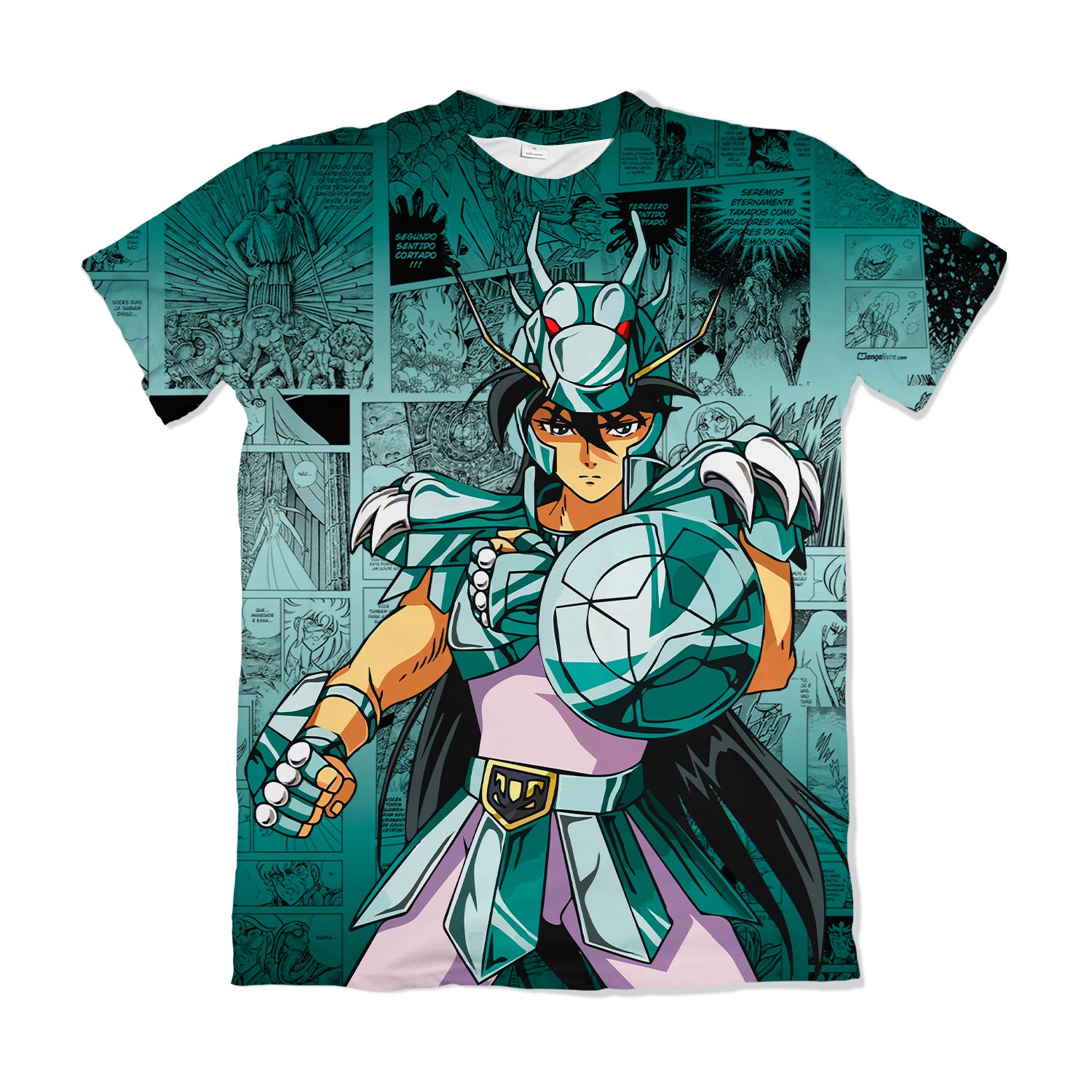 Camiseta Cavaleiros Do Zodiaco Exclusiva Shiryu – Dry-Fit Premium Unissex | Swit Store