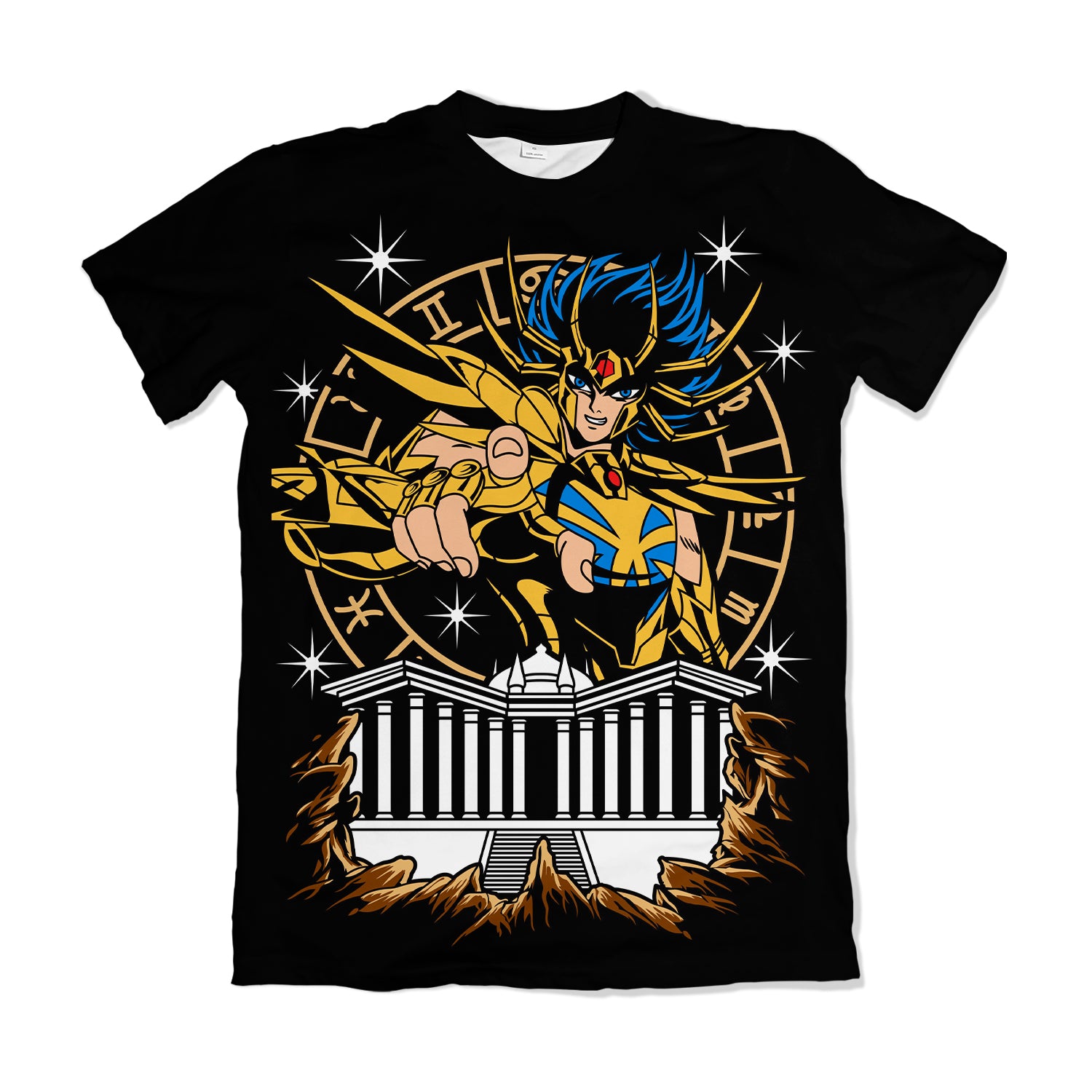 Camiseta Cavaleiros Do Zodiaco Mascara Da Morte De Cancer – Dry-Fit Premium Unissex | Swit Store