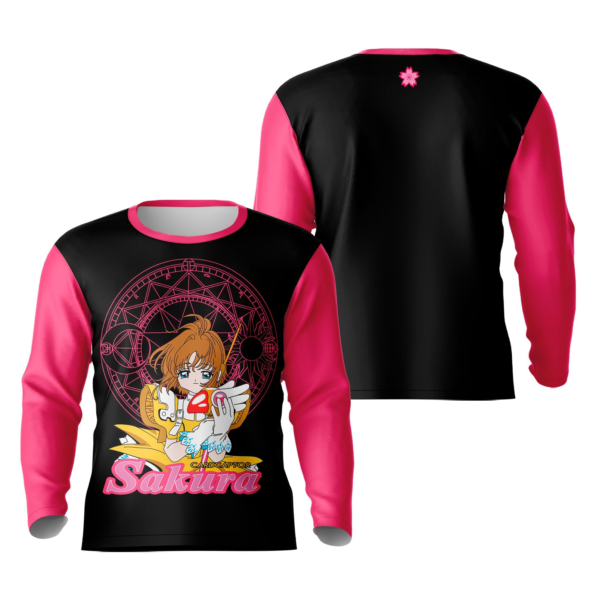 Camiseta Manga Longa Sakura Card – Dry-Fit Premium Unissex | Swit Store