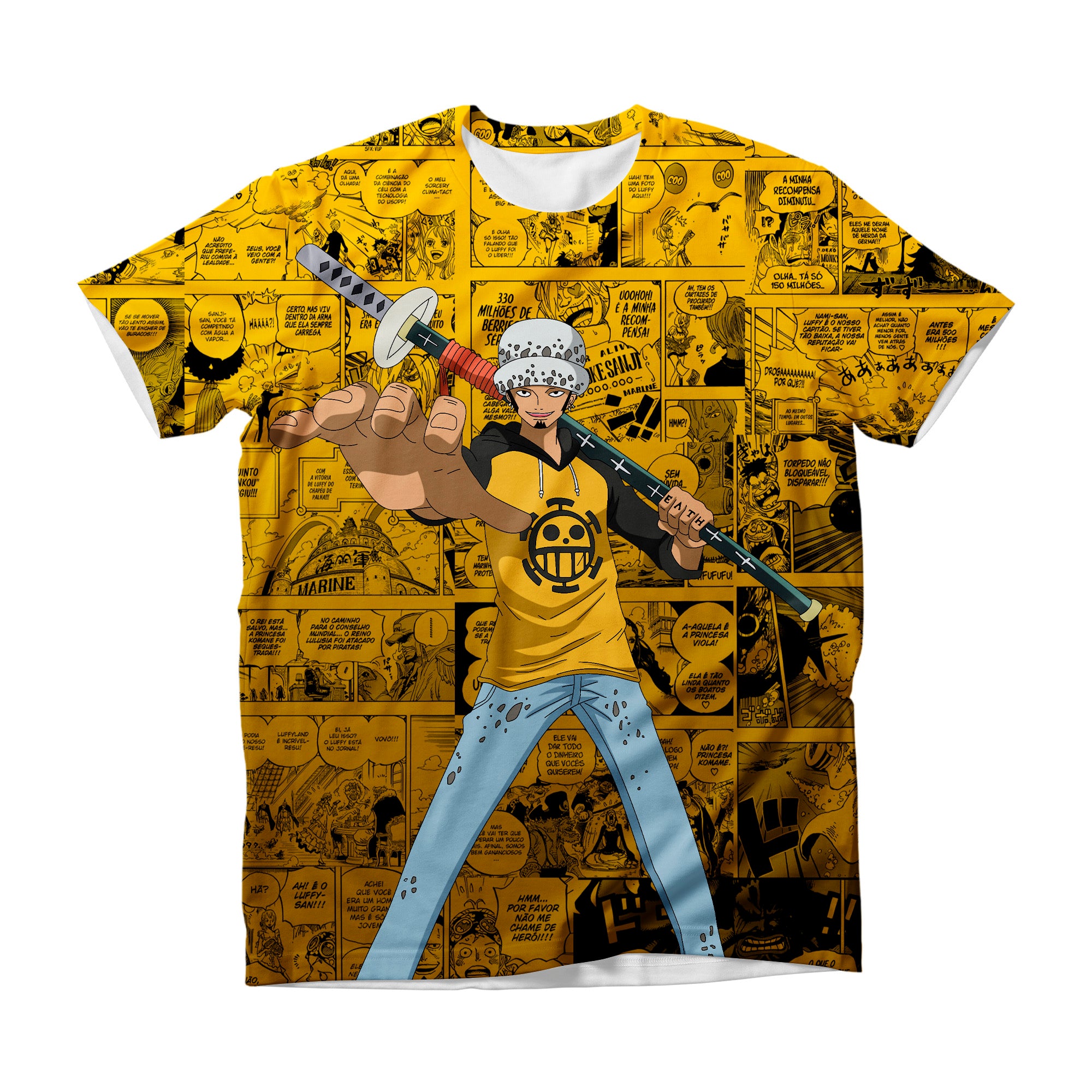 Camiseta One Piece Trafalgar – Dry-Fit Premium Unissex | Swit Store