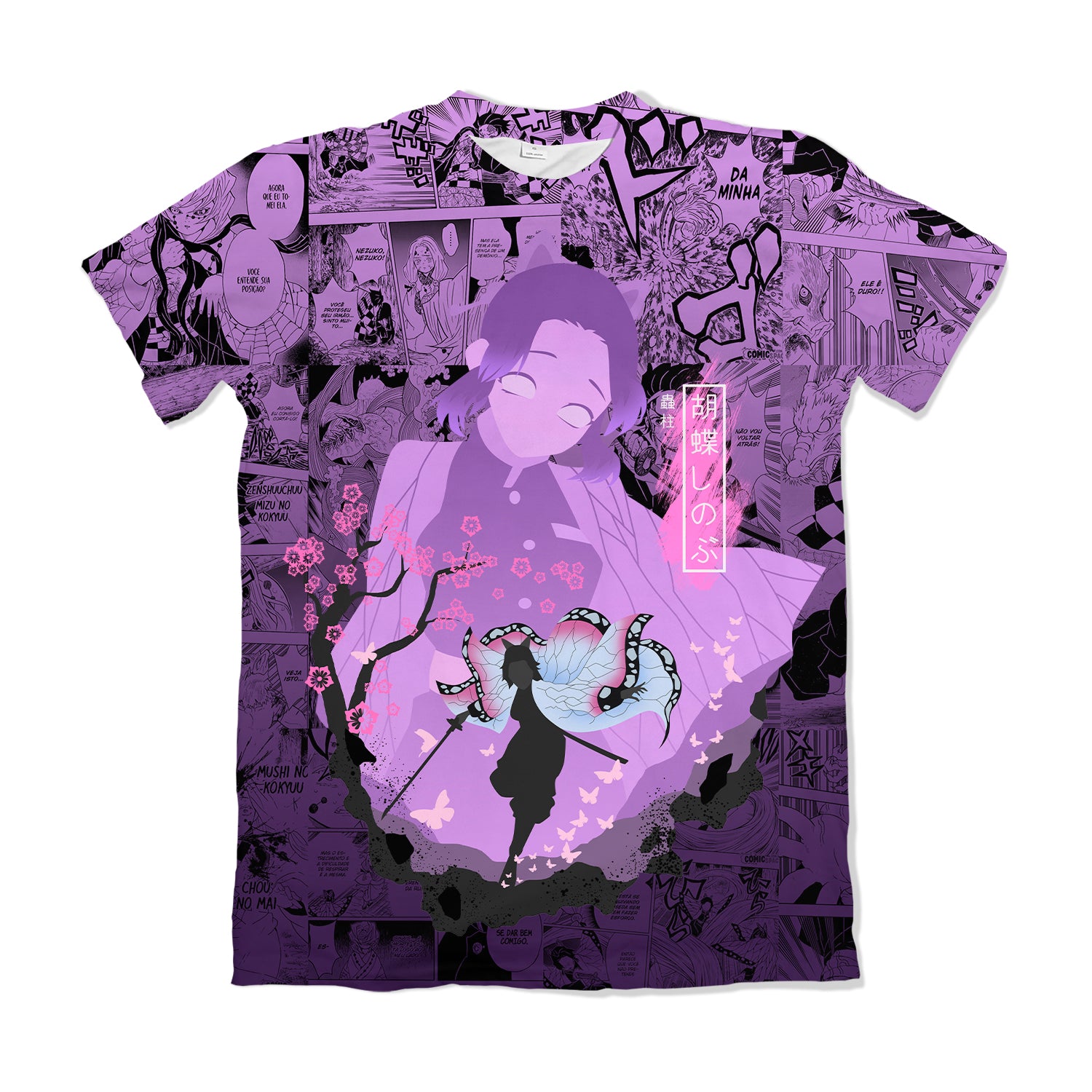 Camiseta Kimetsu No Yaiba Shinobu – Dry-Fit Premium Unissex | Swit Store