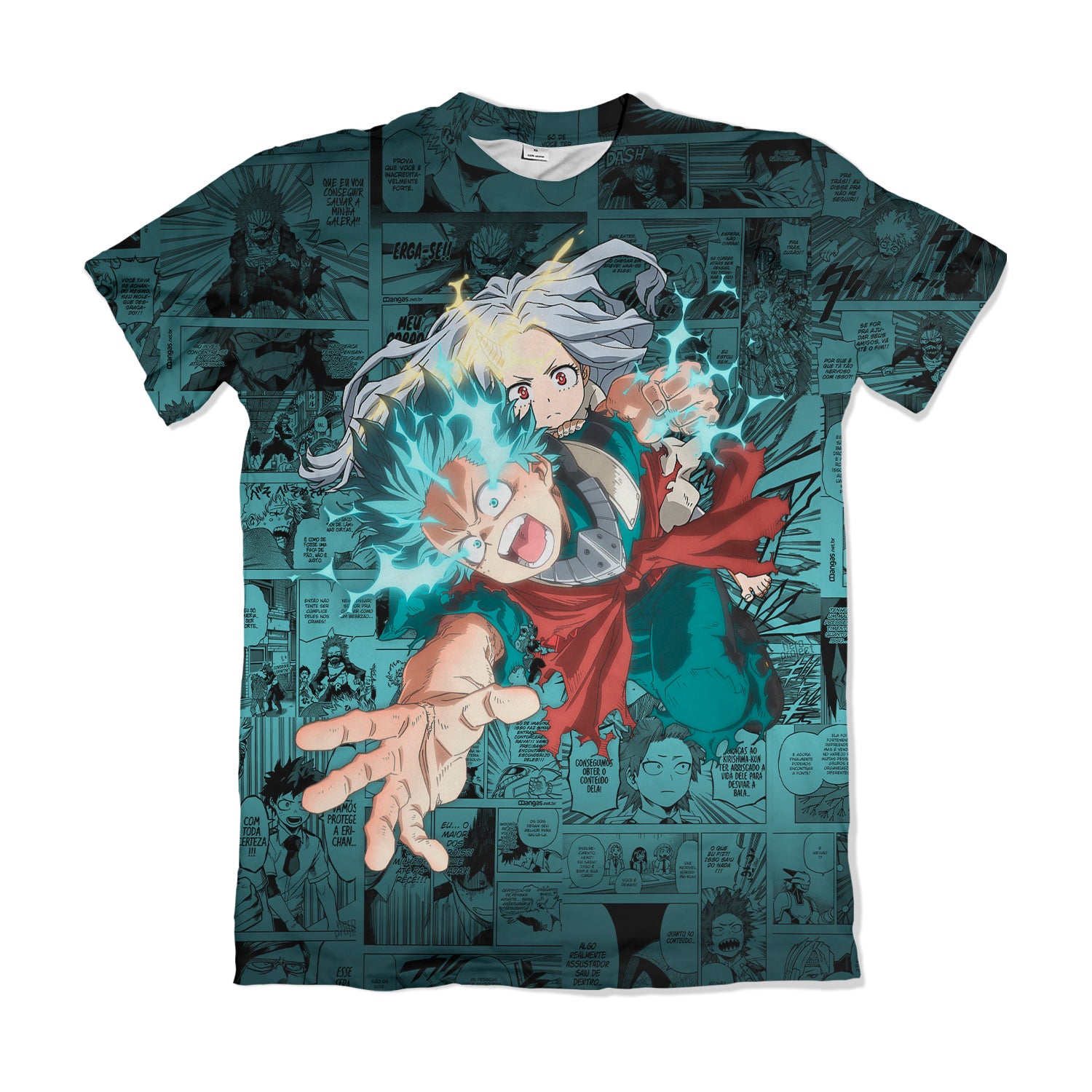 Camiseta Boku No Hero Deku E Eri – Dry-Fit Premium Unissex | Swit Store