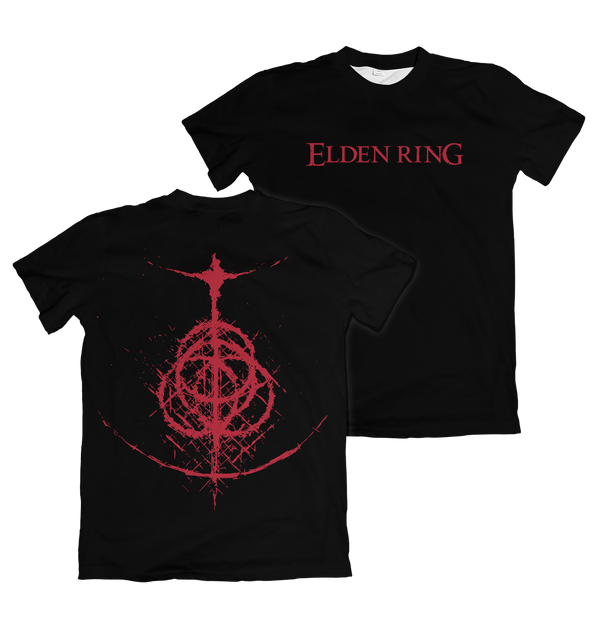 Camiseta Elden Ring Símbolo Vermelho