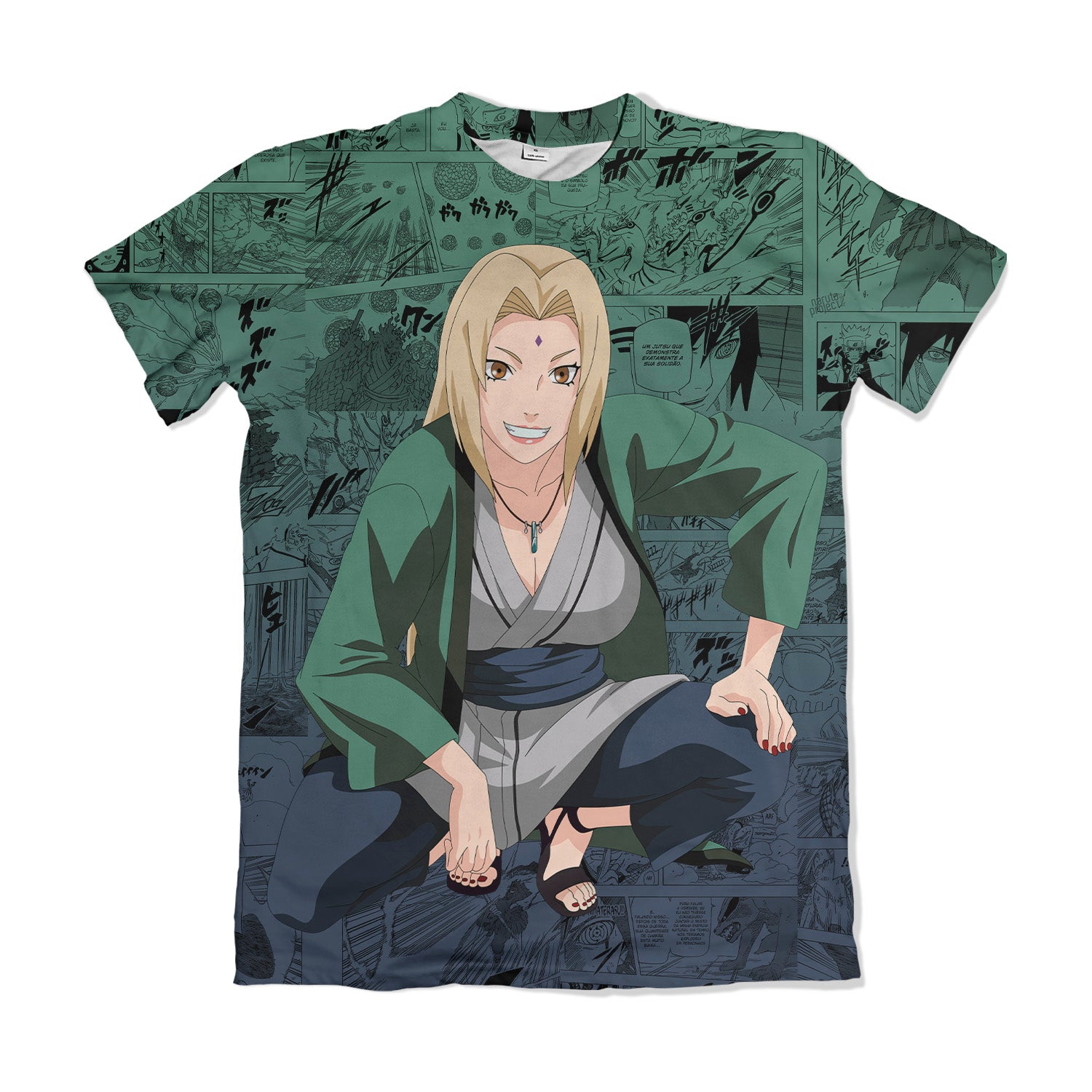 Camiseta Naruto Tsunade – Dry-Fit Premium Unissex | Swit Store