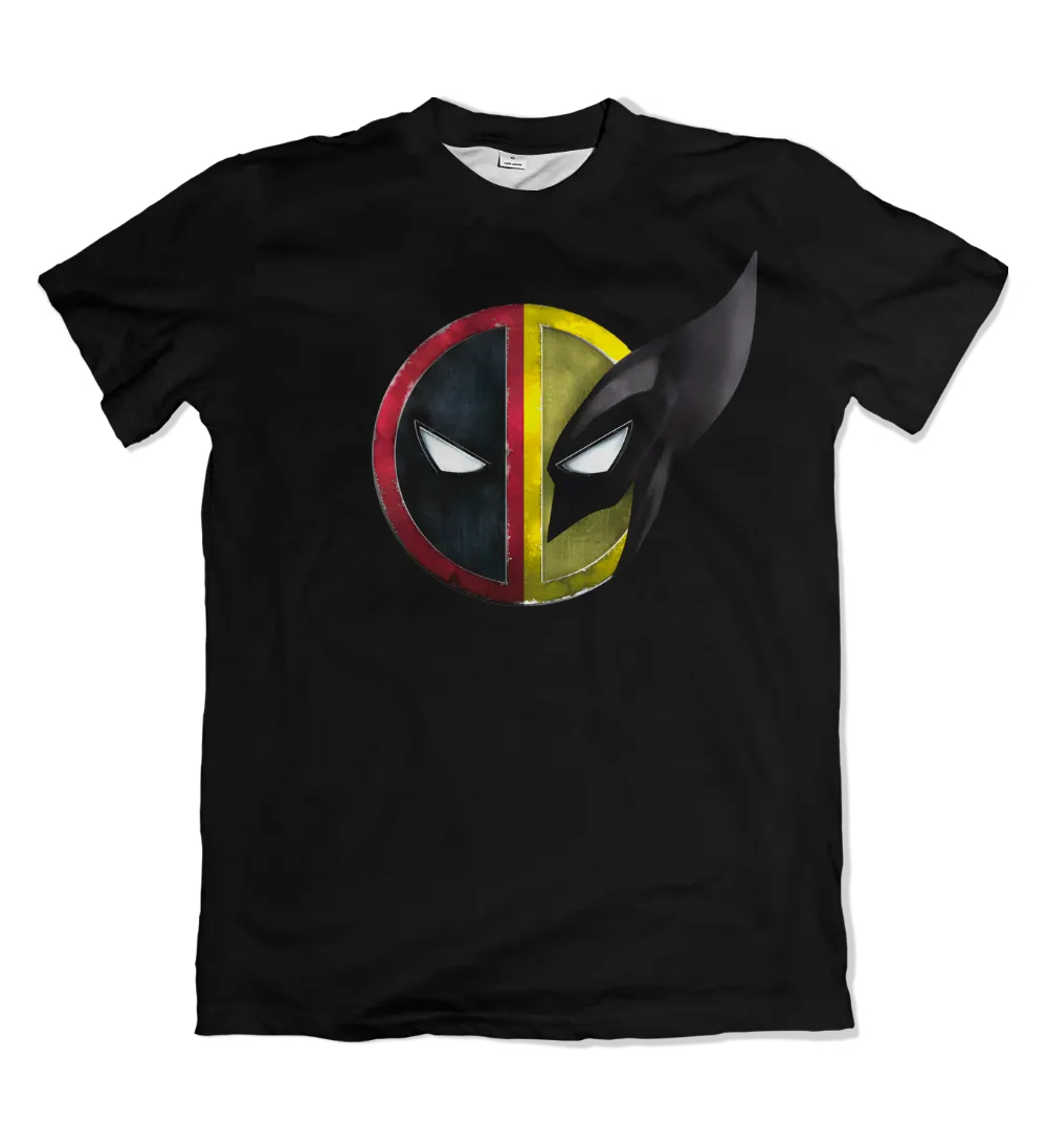 Camiseta Deadpool E Wolverine Logo Dividido – Dry-Fit Premium Unissex | Swit Store