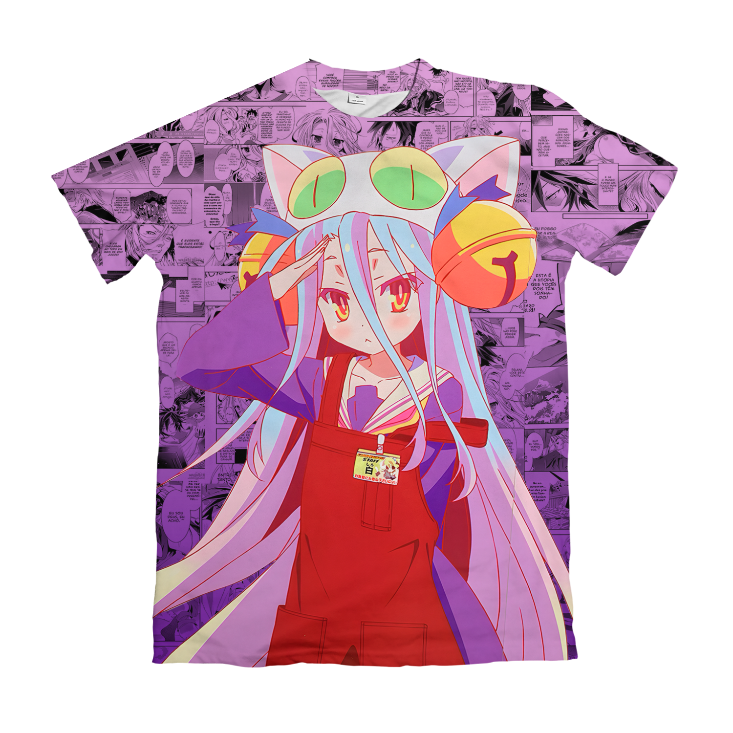 Camiseta No Game No Life Shiro – Dry-Fit Premium Unissex | Swit Store
