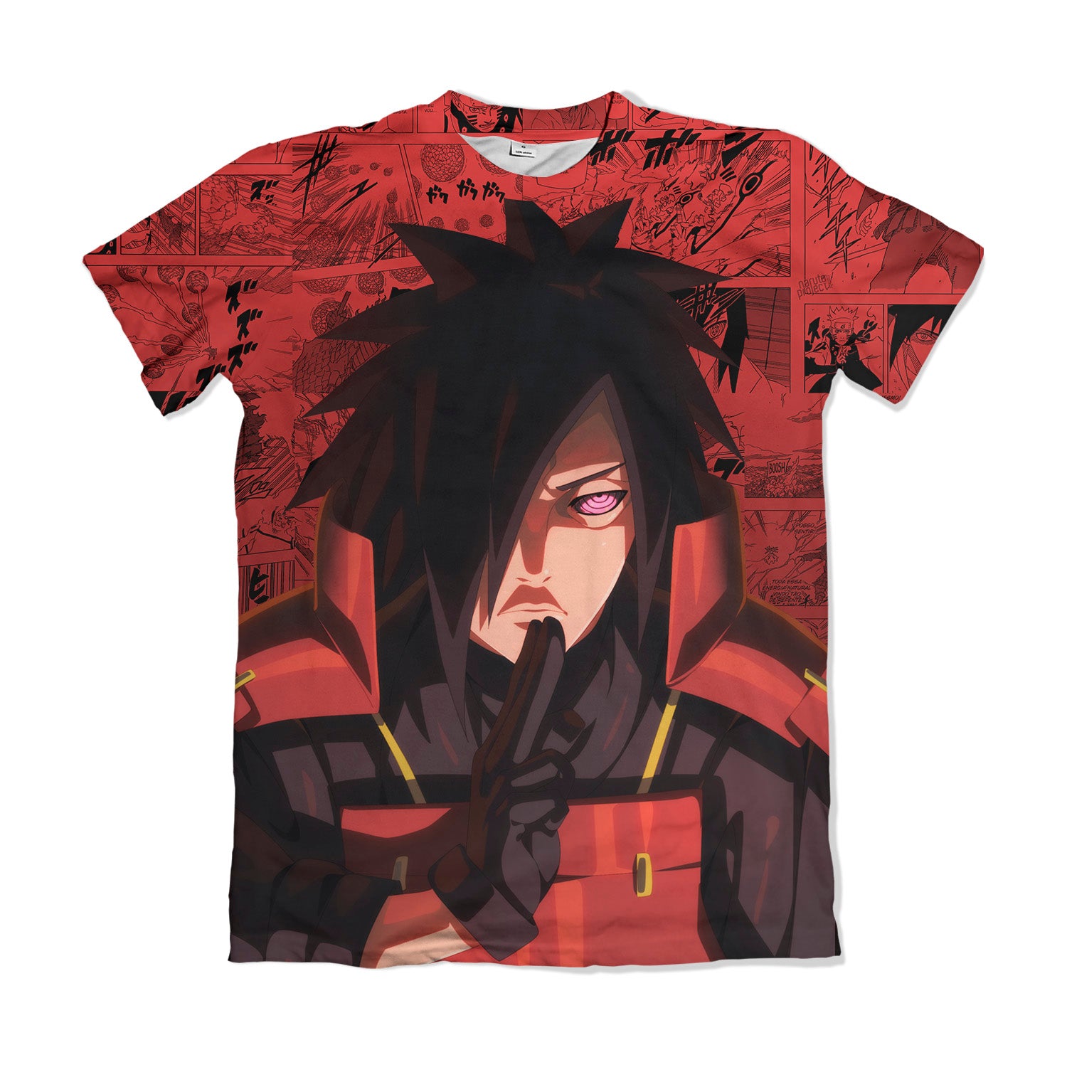 Camiseta Naruto Madara 2 Dry-Fit Premium Unissex