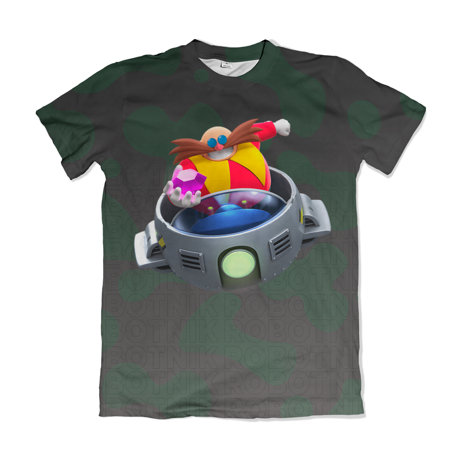 Camiseta Sonic Robotnik – Dry-Fit Premium Unissex | Swit Store