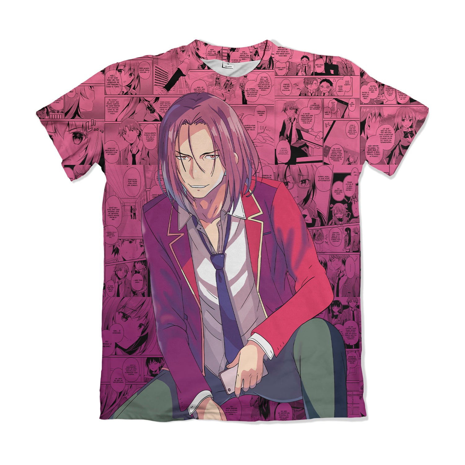 Camiseta Classroom Of The Elite Kakeru Ryuuen – Dry-Fit Premium Unissex | Swit Store