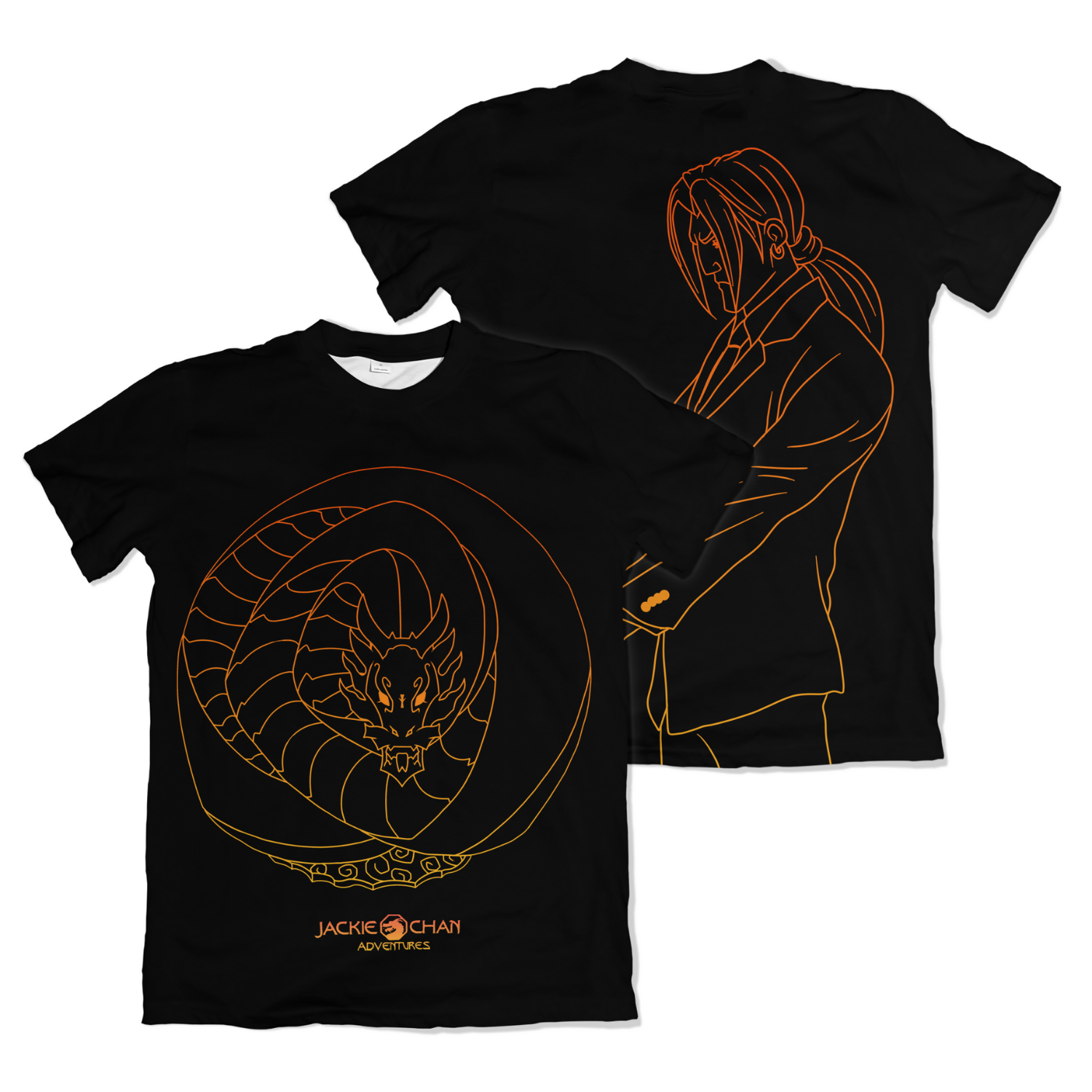 Camiseta As Aventuras De Jackie Chan Mao Negra Valmont – Dry-Fit Premium Unissex | Swit Store