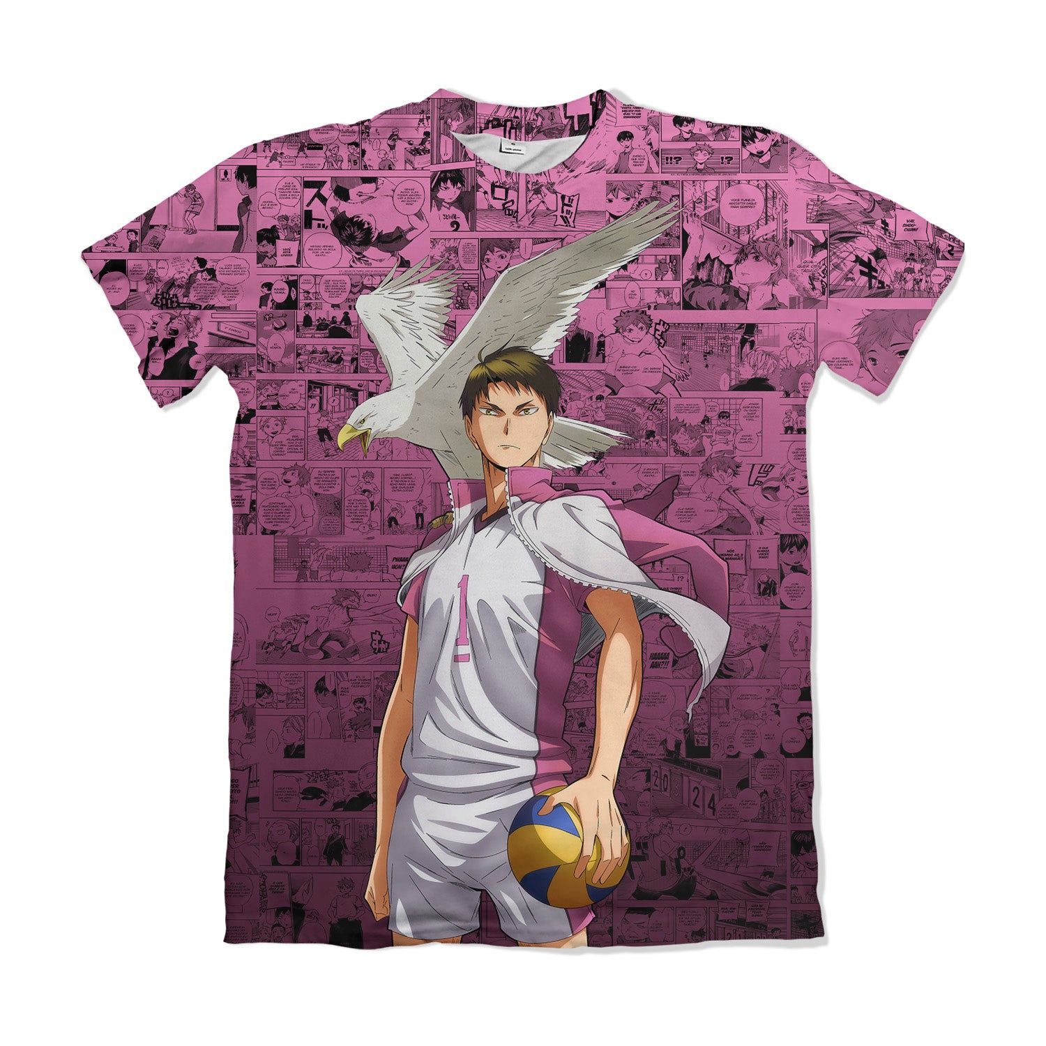 Camiseta Haikyuu Ushijima – Dry-Fit Premium Unissex | Swit Store