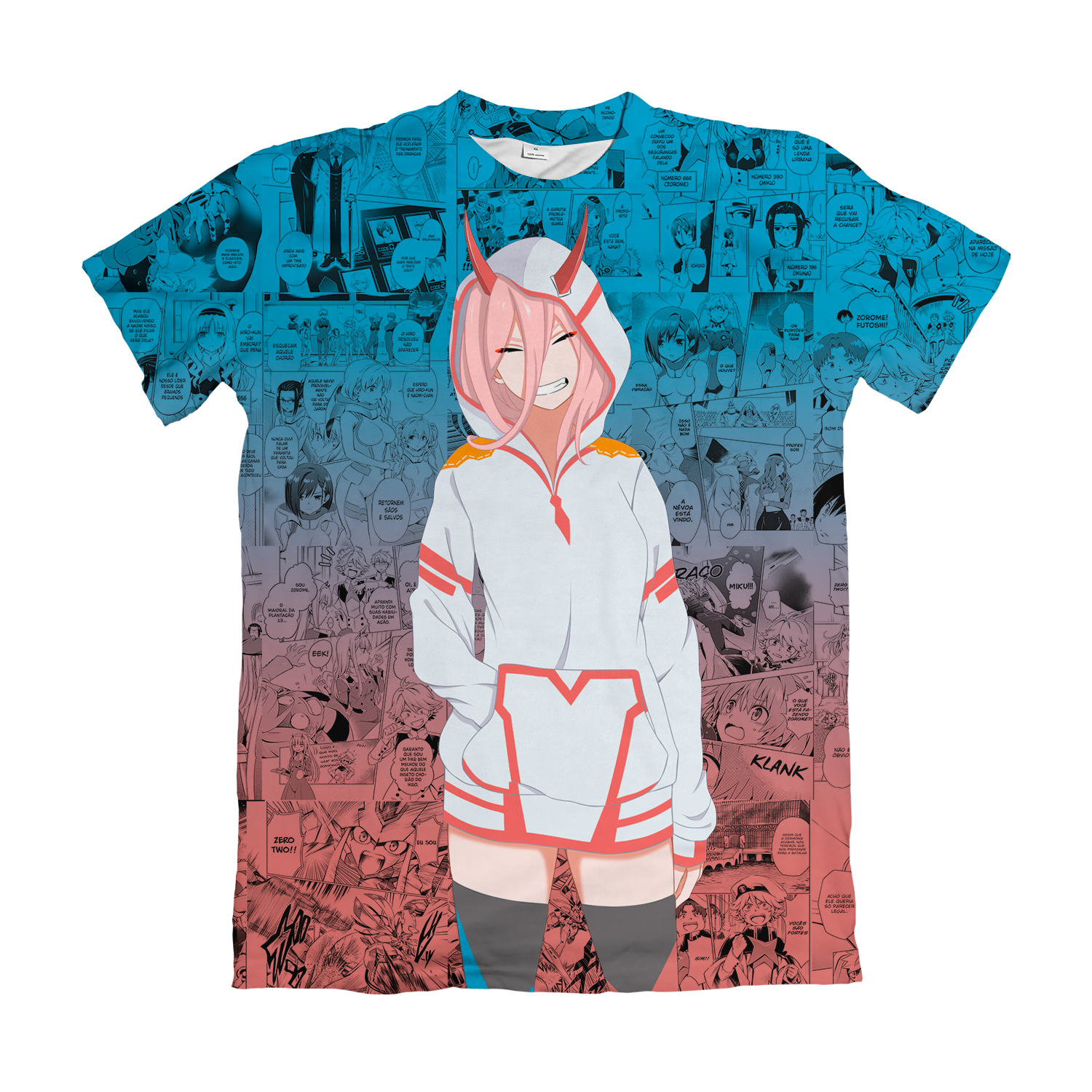 Camiseta Darling In The Franxx Modelo – Dry-Fit Premium Unissex | Swit Store