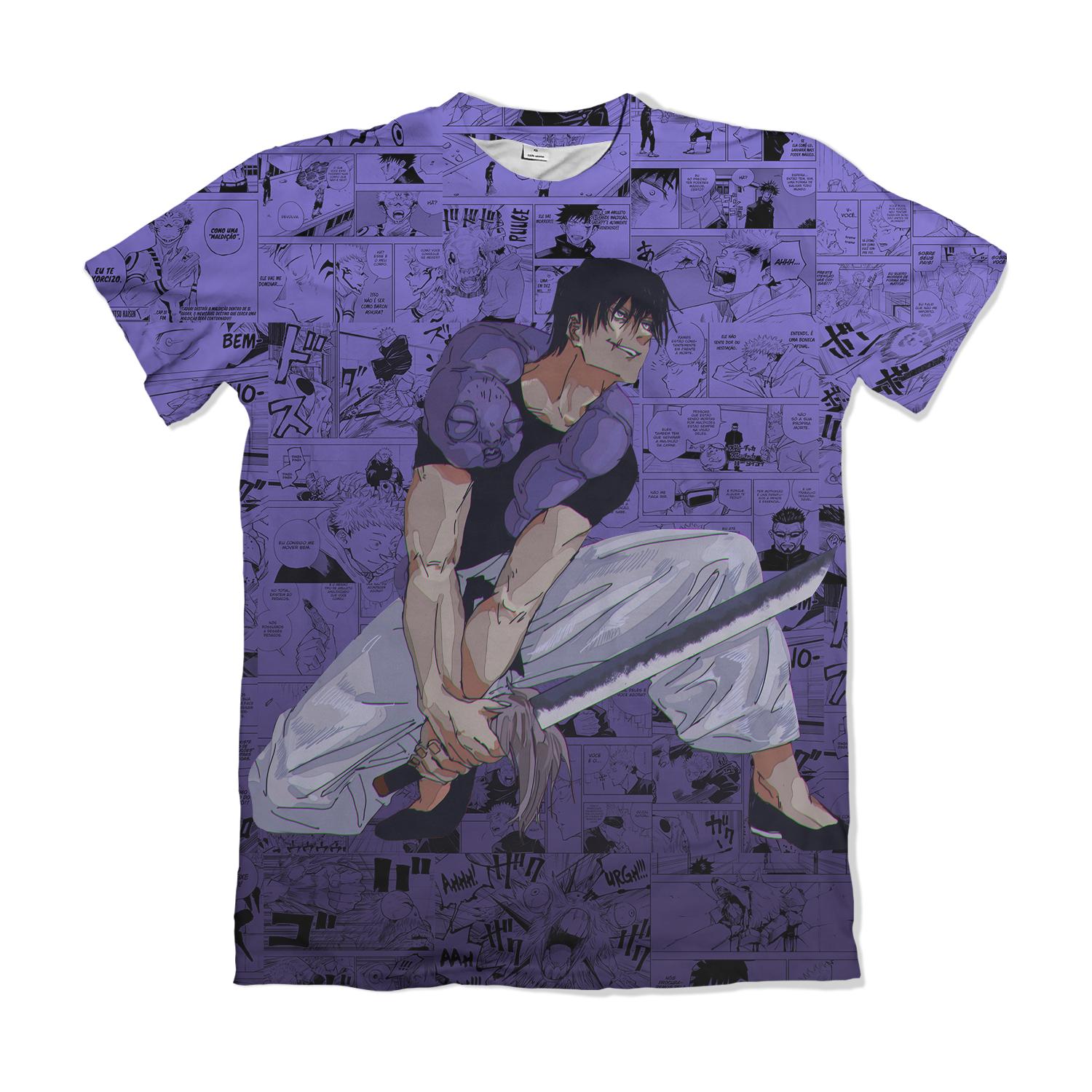 Camisa Jujutsu Kaizen - Toji - Roxo