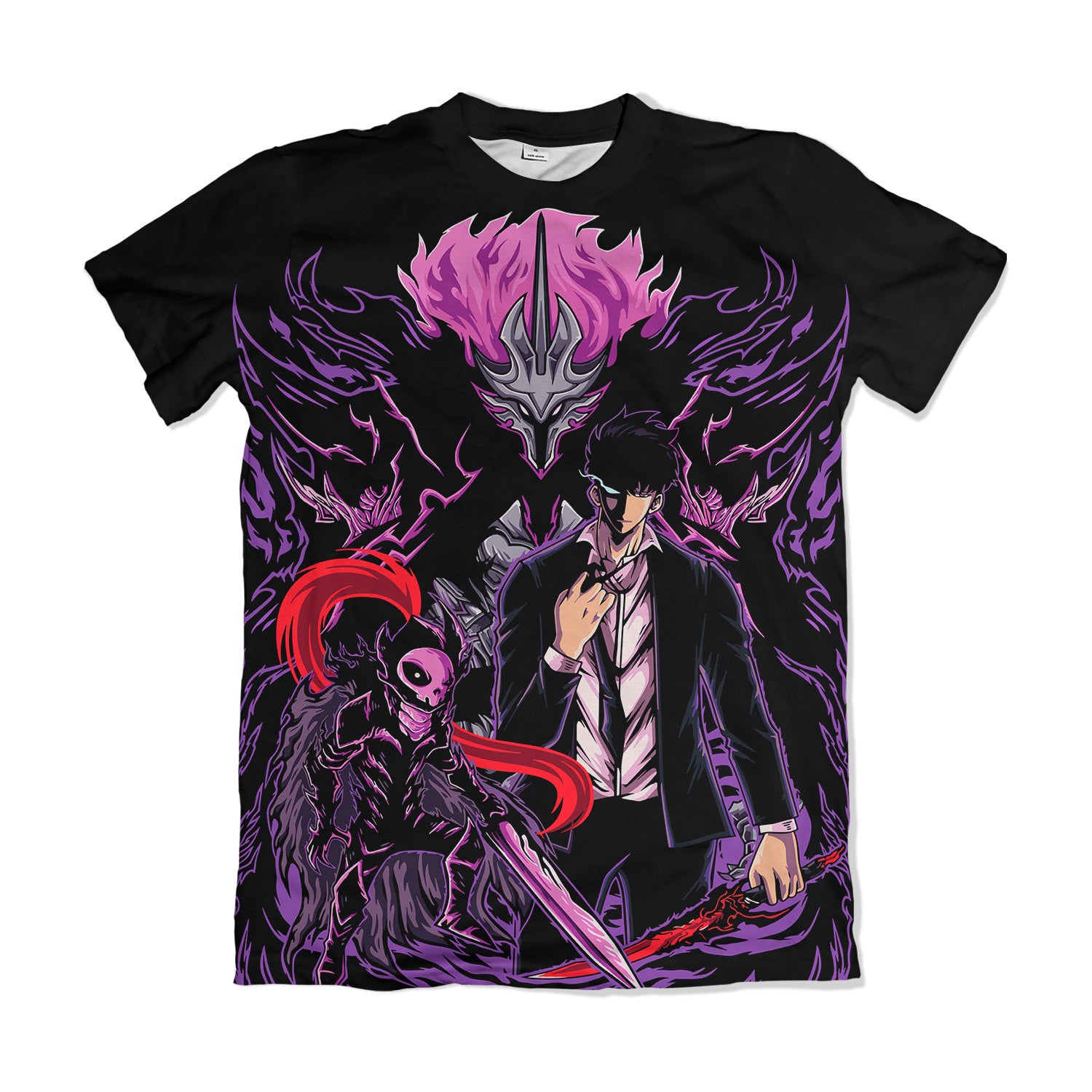 Camiseta Solo Leveling Sung Jinwoo – Dry-Fit Premium Unissex | Swit Store