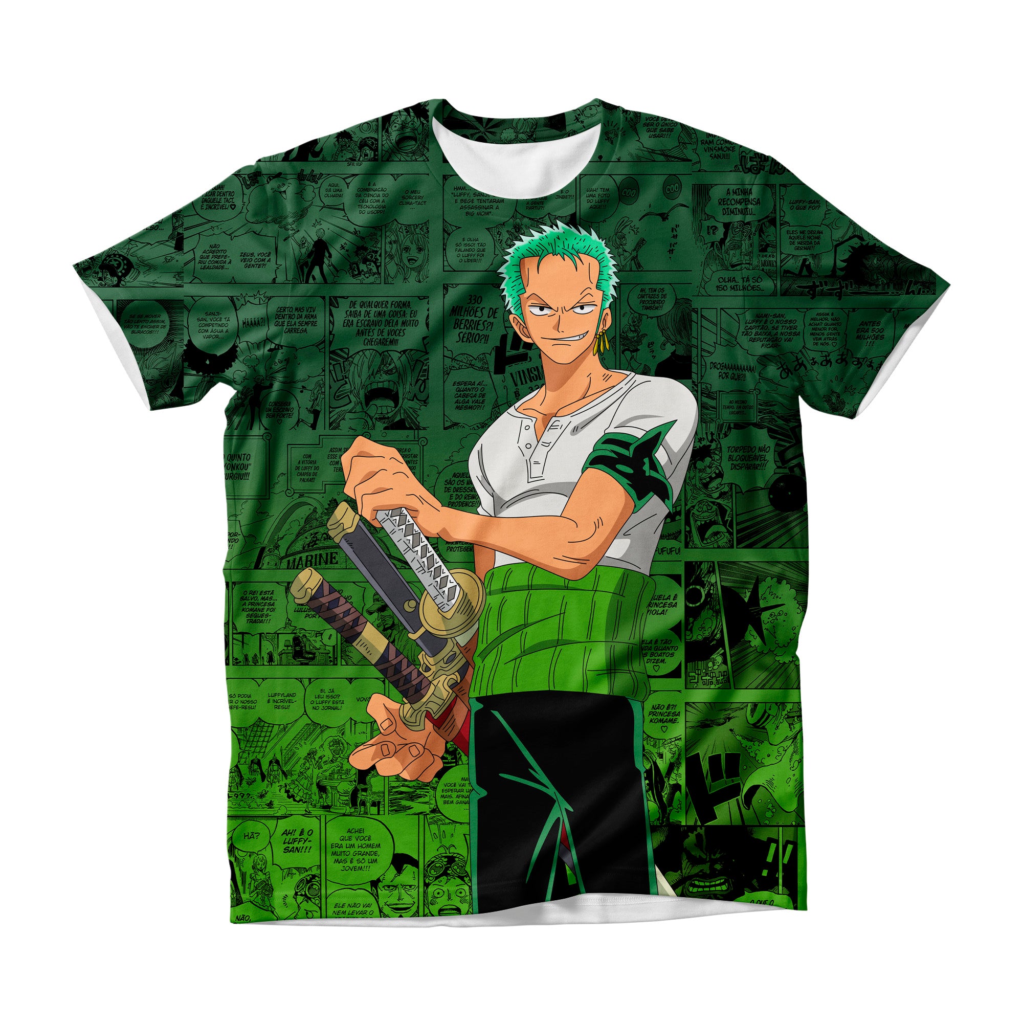 Camiseta One Piece Roronoa Zoro – Dry-Fit Premium Unissex | Swit Store