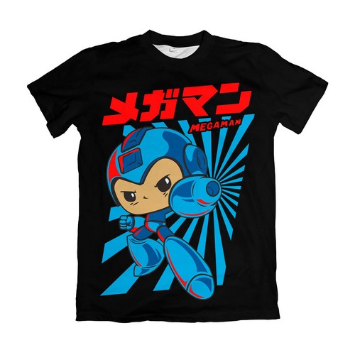 Camiseta Megaman Estampa 3 Dry-Fit Premium Unissex