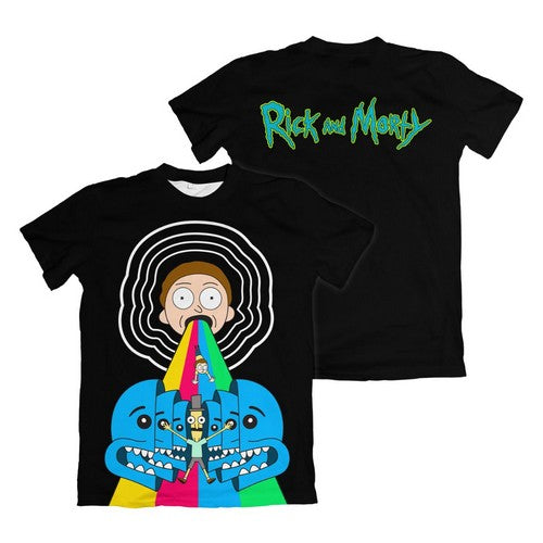 Camiseta Rick And Morty Preta – Dry-Fit Premium Unissex | Swit Store