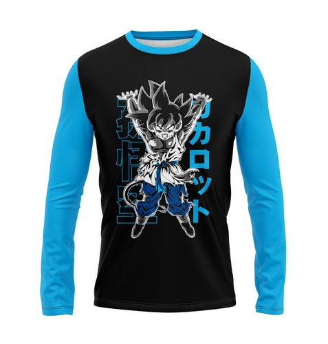 Camiseta Manga Longa Dragon Ball Goku – Dry-Fit Premium Unissex | Swit Store