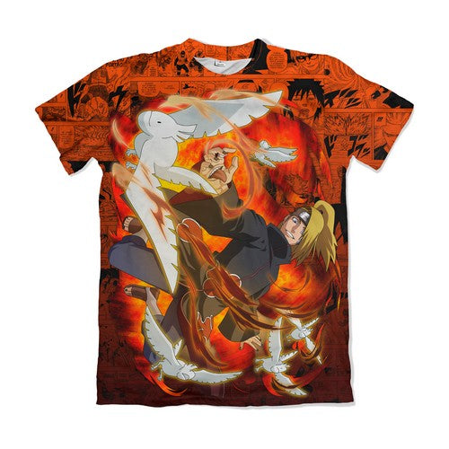 Camiseta Naruto Deidara – Dry-Fit Premium Unissex | Swit Store
