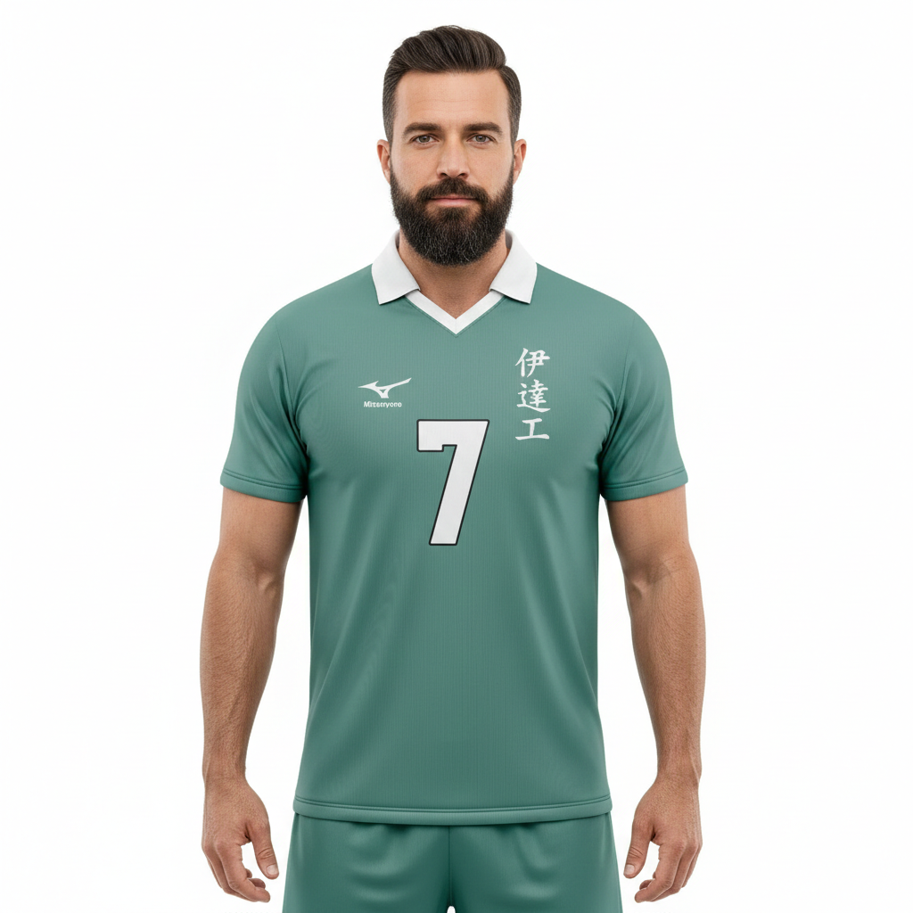 Camiseta Uniforme Haikyuu Datekou Mod – Dry-Fit Premium Unissex | Swit Store