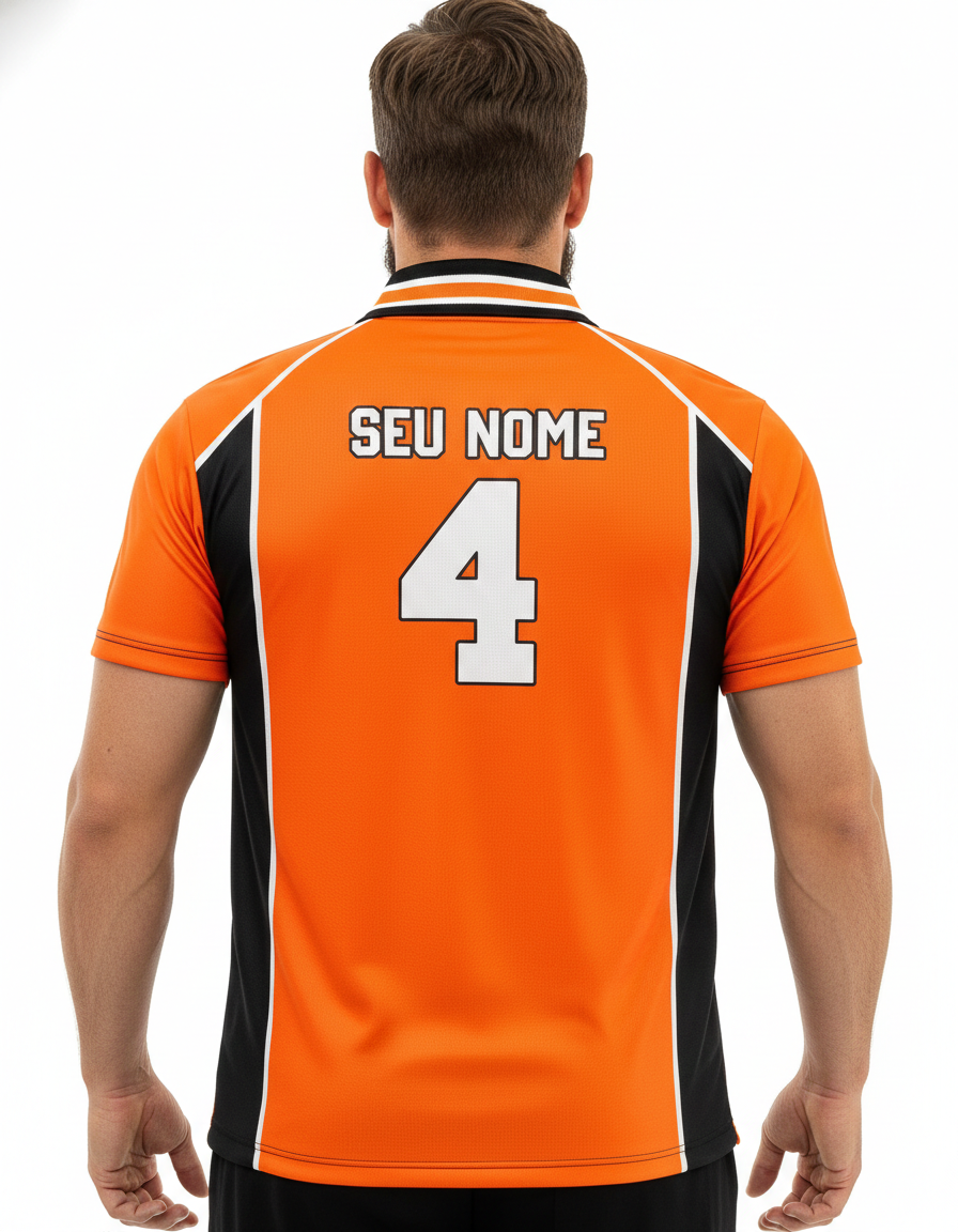 Camiseta Uniformes Uniforme Haikyuu Karasuno Mod 2 Dry-Fit Premium Unissex | Swit Store